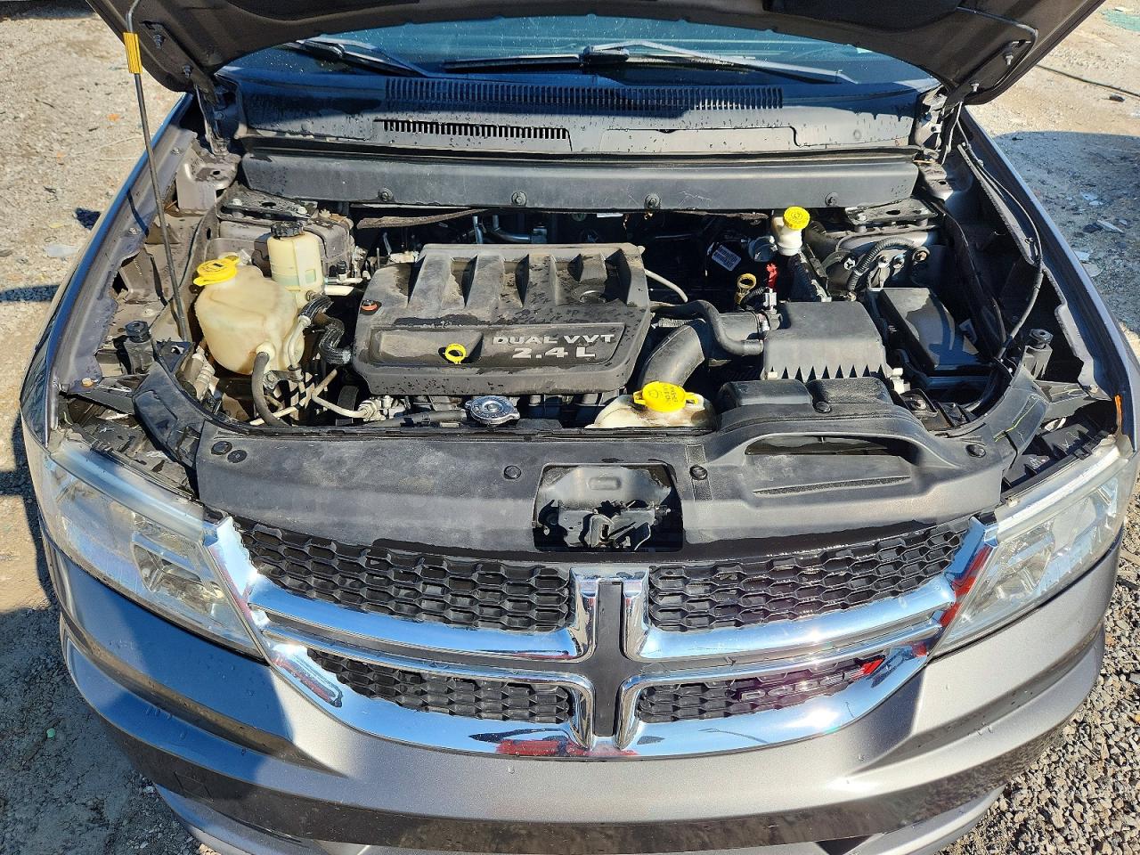 2013 Dodge Journey Se Gray vin: 3C4PDCABXDT508554