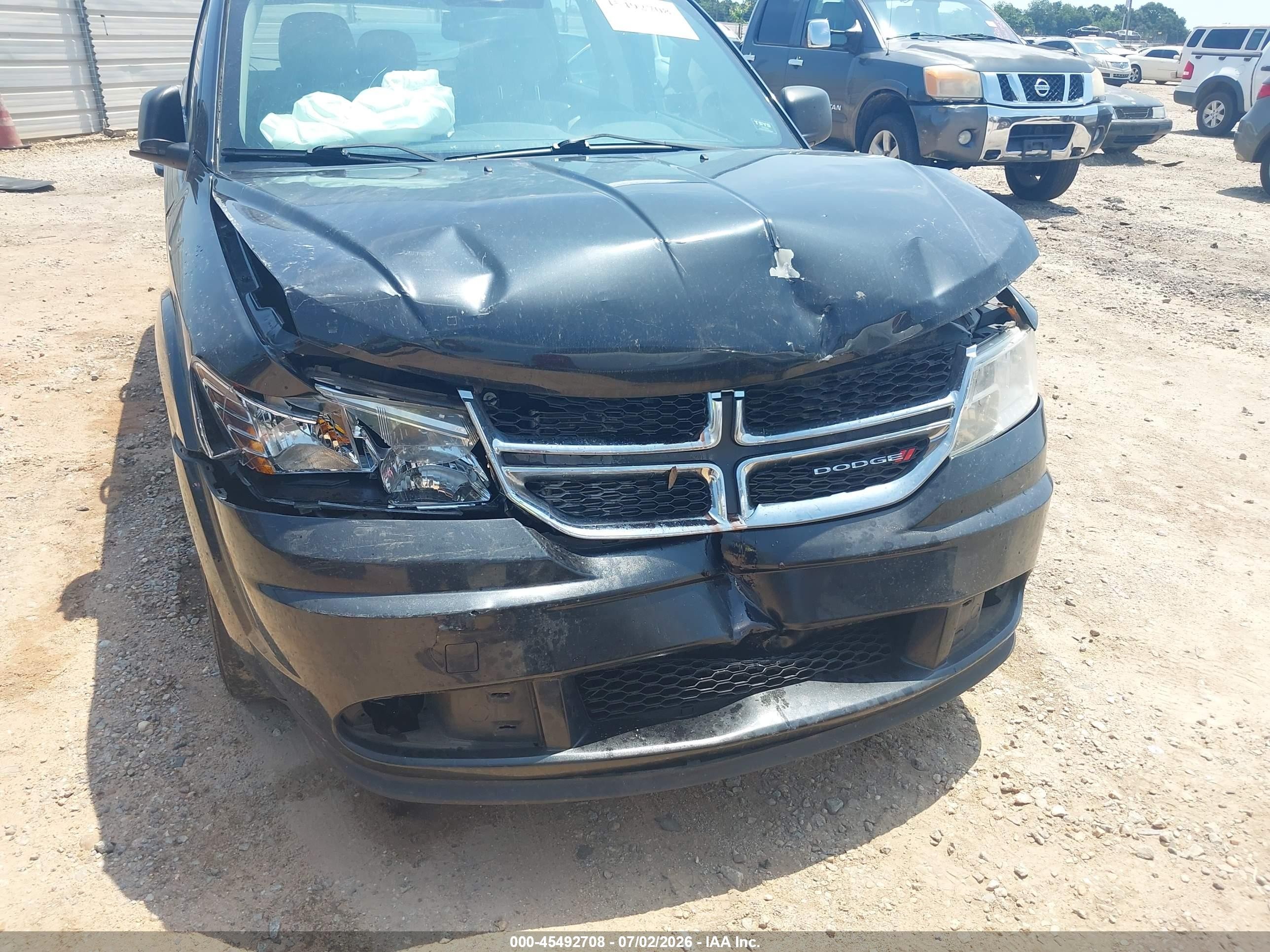 2013 Dodge Journey American Value Pkg Black vin: 3C4PDCABXDT584615