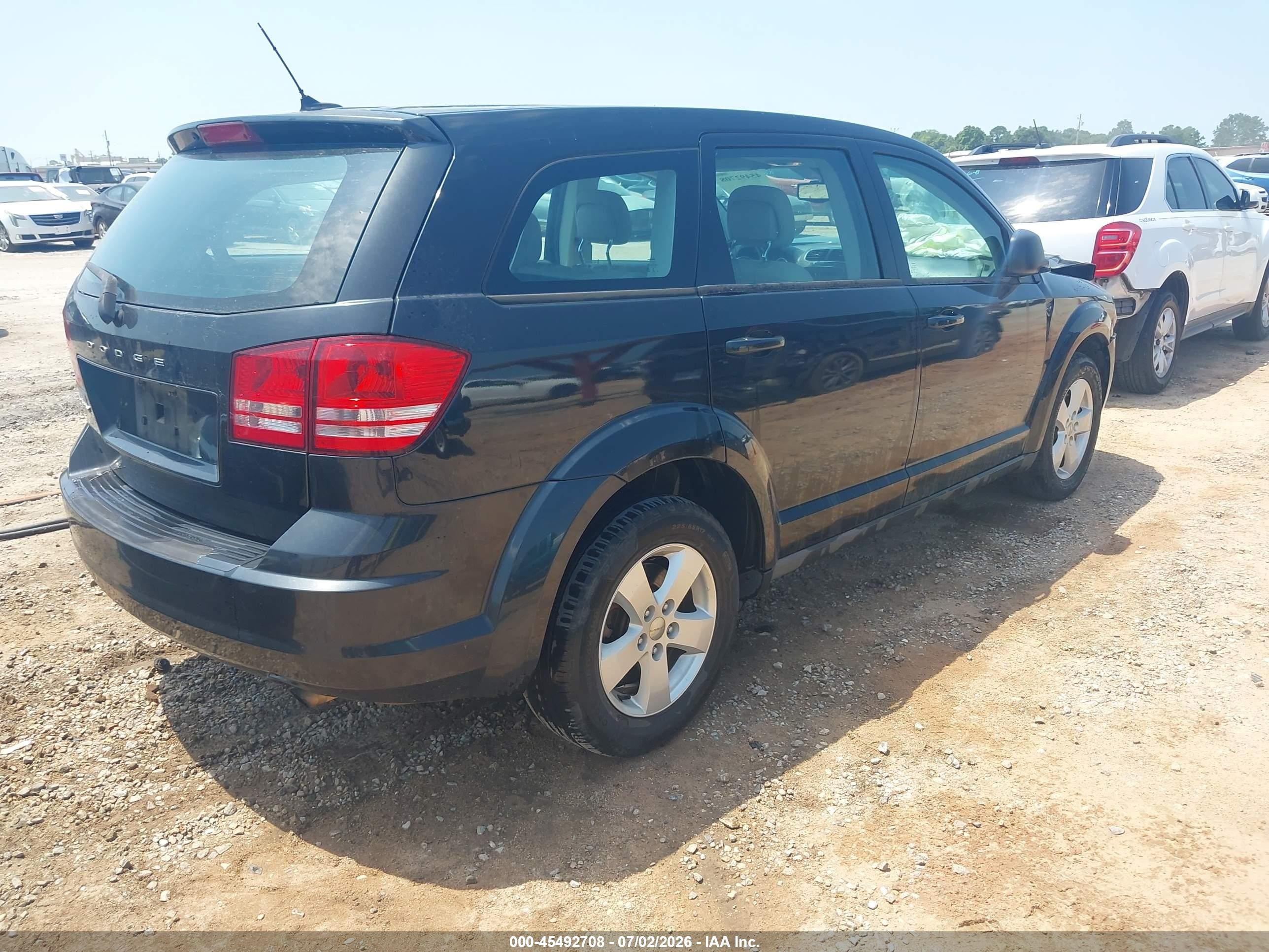 2013 Dodge Journey American Value Pkg Black vin: 3C4PDCABXDT584615