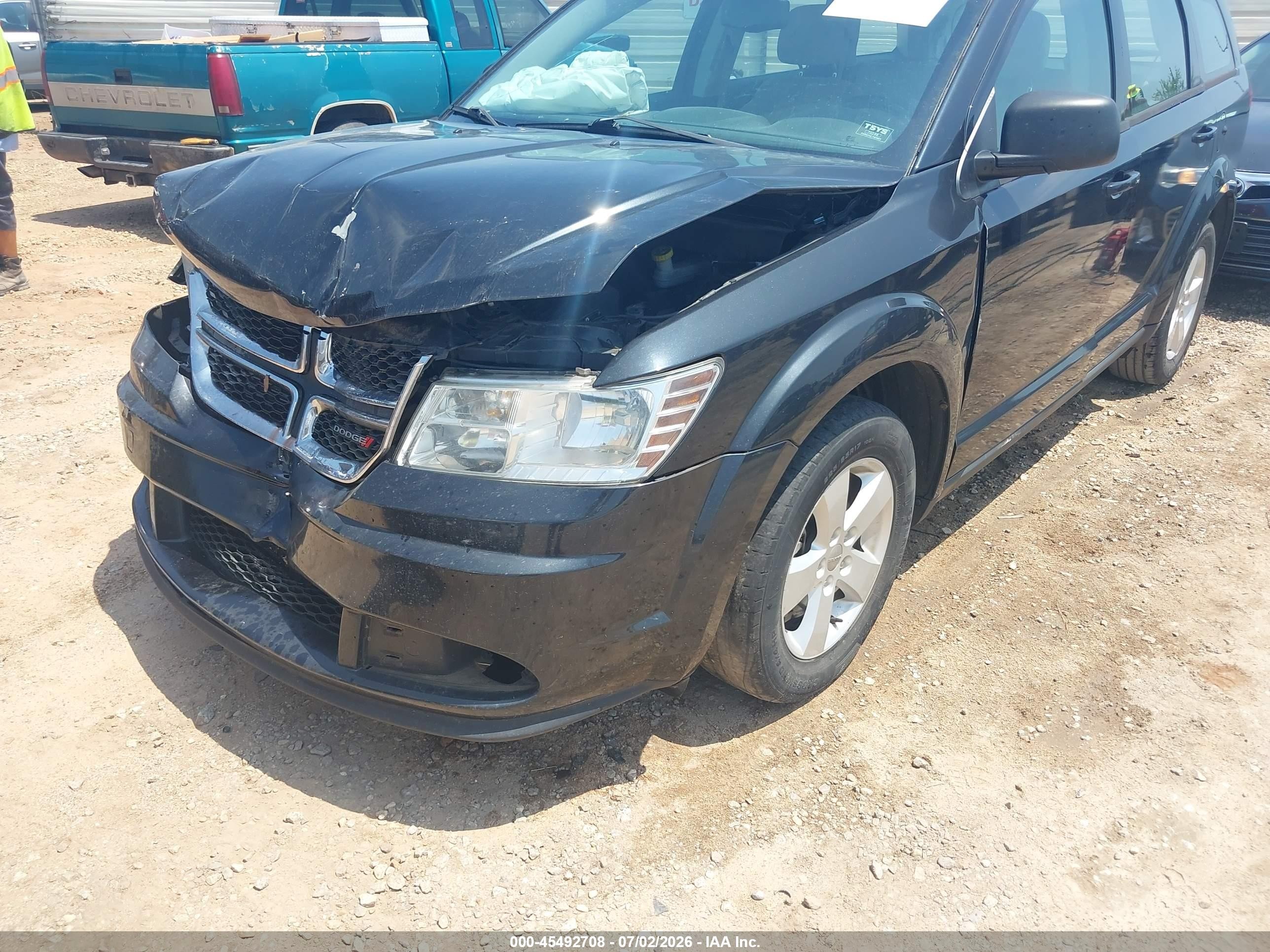 2013 Dodge Journey American Value Pkg Black vin: 3C4PDCABXDT584615