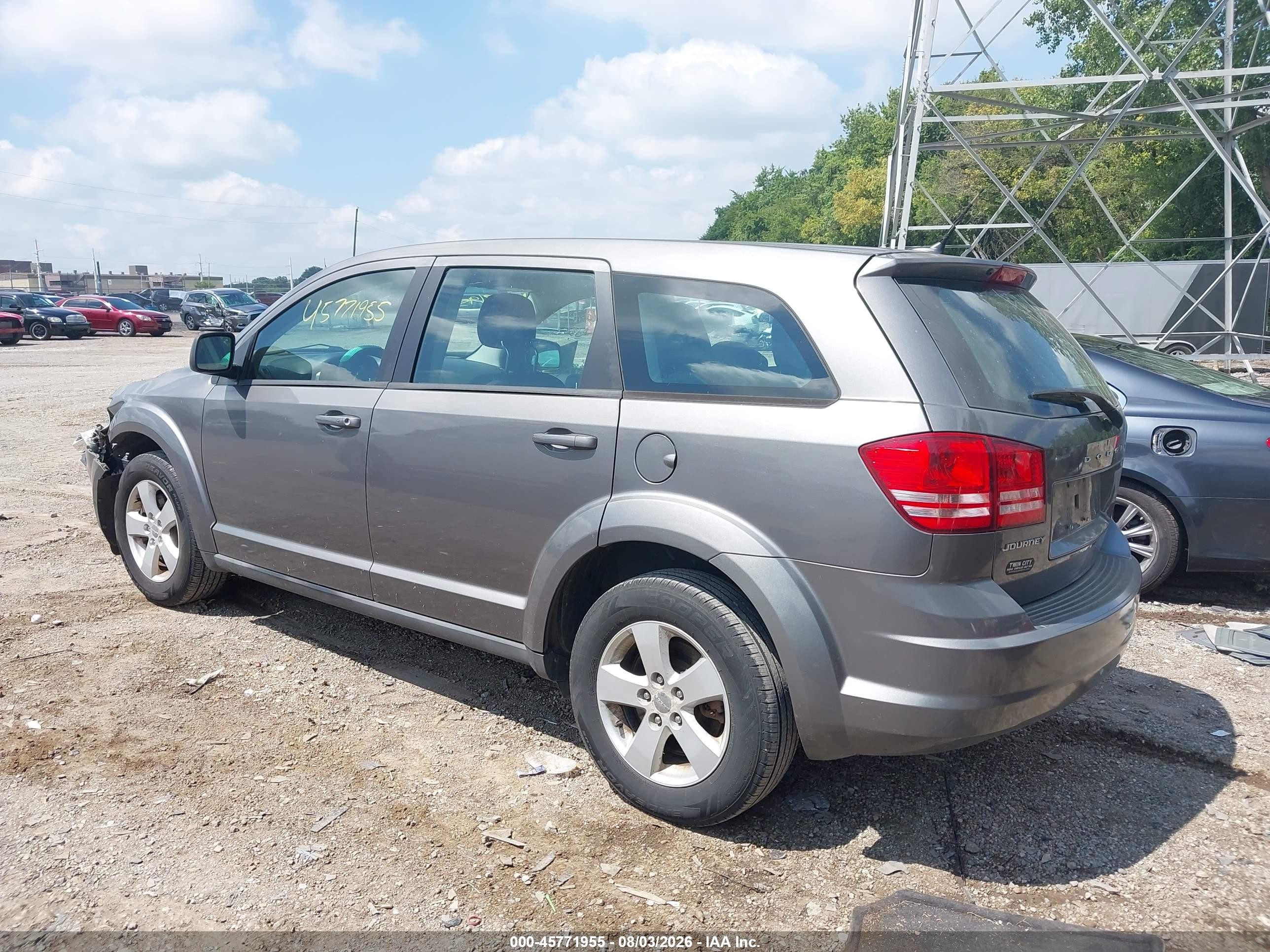 2013 Dodge Journey American Value Pkg Gray vin: 3C4PDCABXDT594688