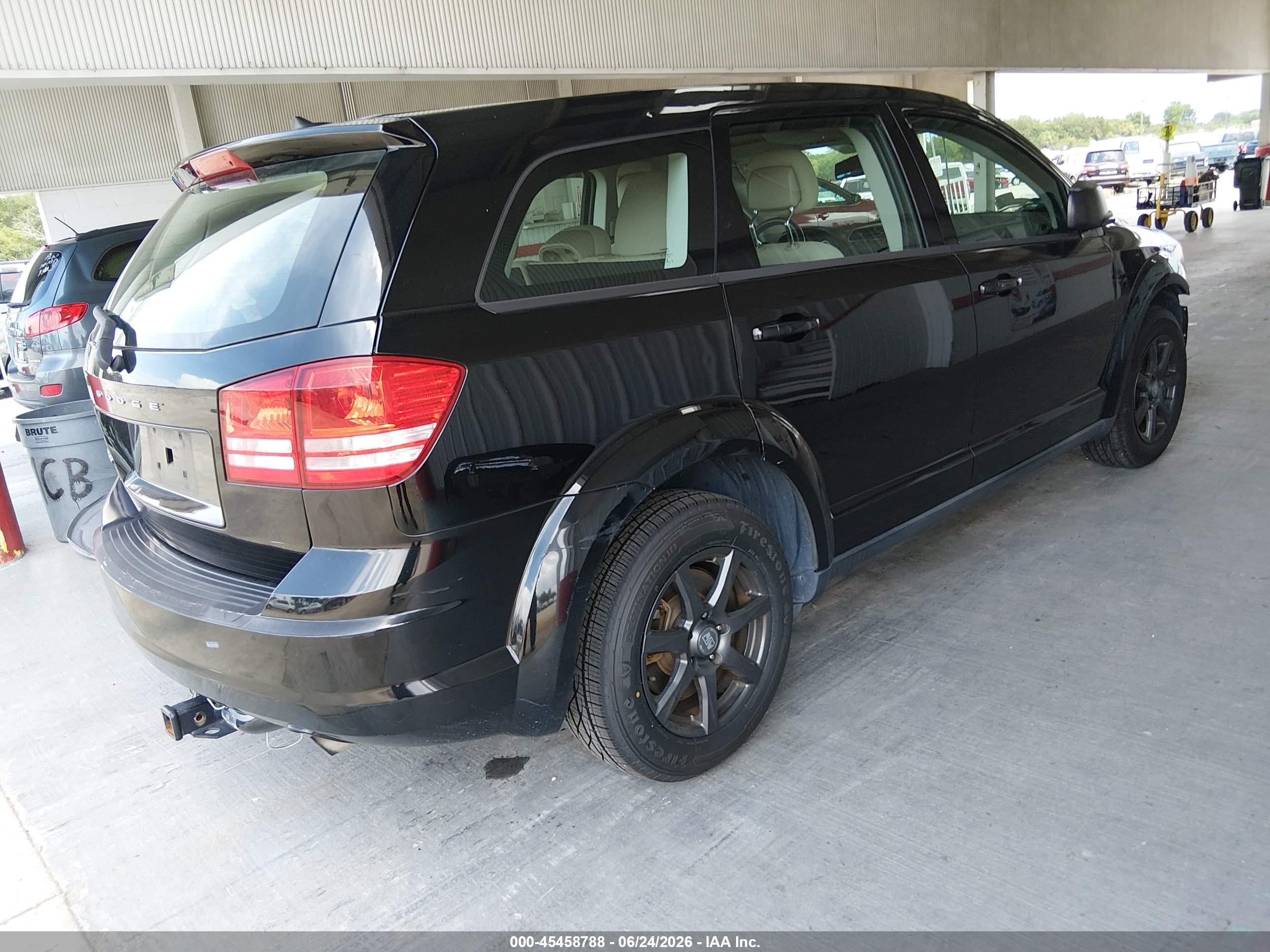 2014 Dodge Journey American Value Pkg Черный vin: 3C4PDCABXET163687