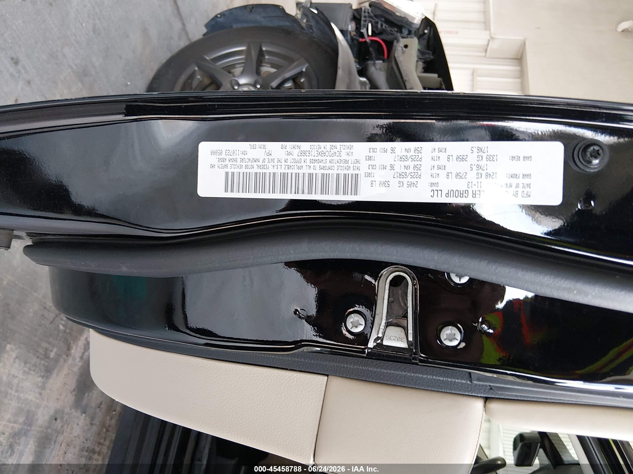 2014 Dodge Journey American Value Pkg Черный vin: 3C4PDCABXET163687