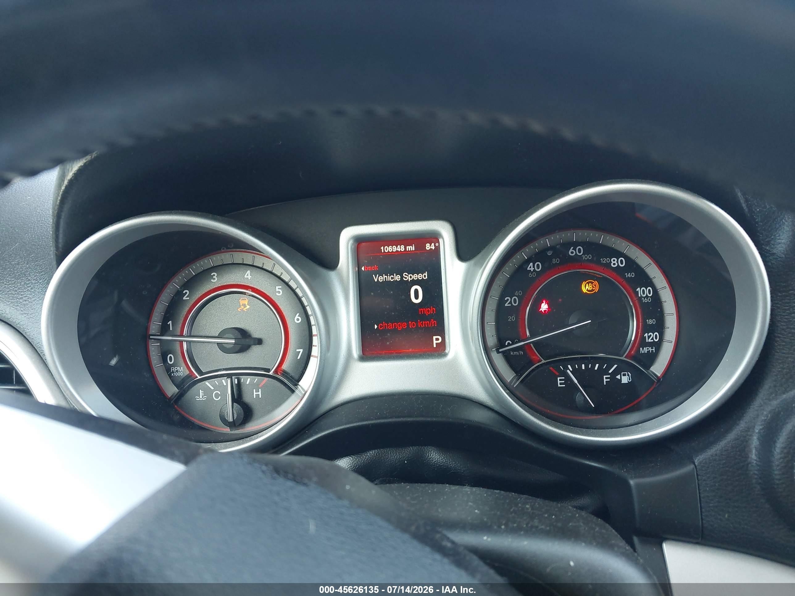 2014 Dodge Journey Se Silver vin: 3C4PDCABXET170915