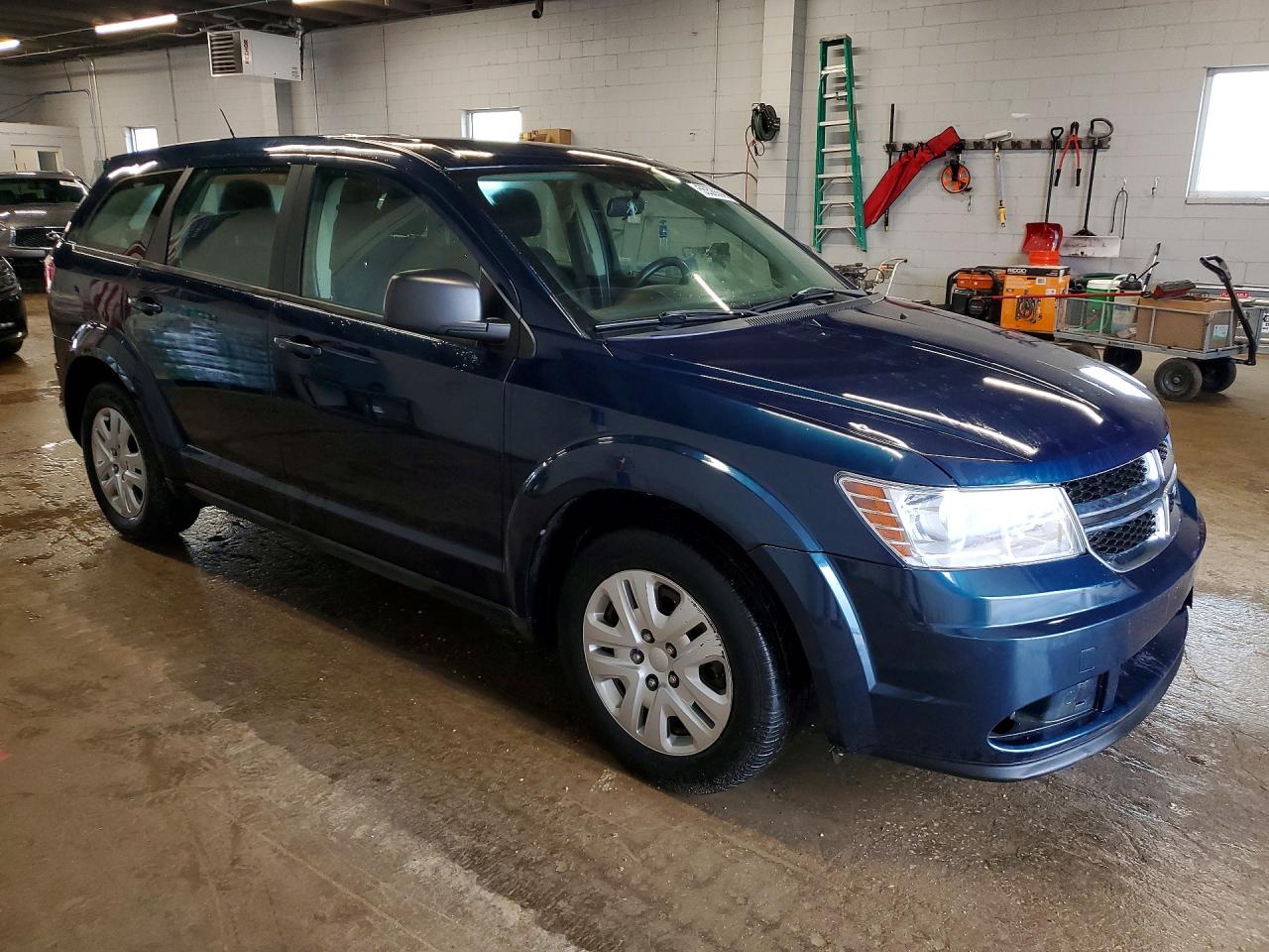 2014 Dodge Journey Se Синий vin: 3C4PDCABXET220857