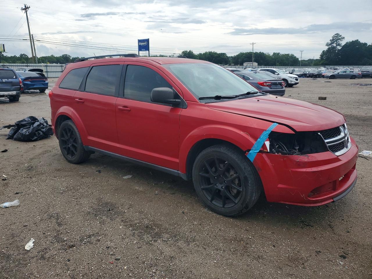 2014 Dodge Journey Se Red vin: 3C4PDCABXET246312