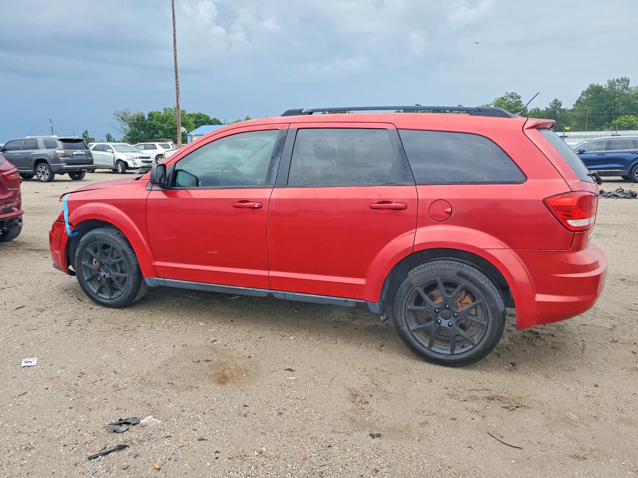 2014 Dodge Journey Se Red vin: 3C4PDCABXET246312