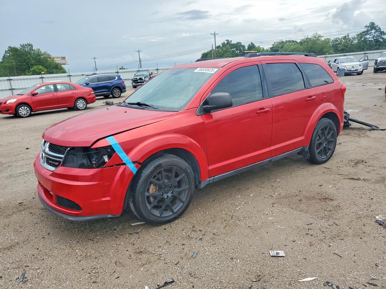 2014 Dodge Journey Se Red vin: 3C4PDCABXET246312