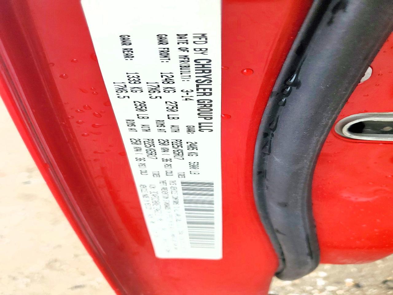 2014 Dodge Journey Se Red vin: 3C4PDCABXET246312