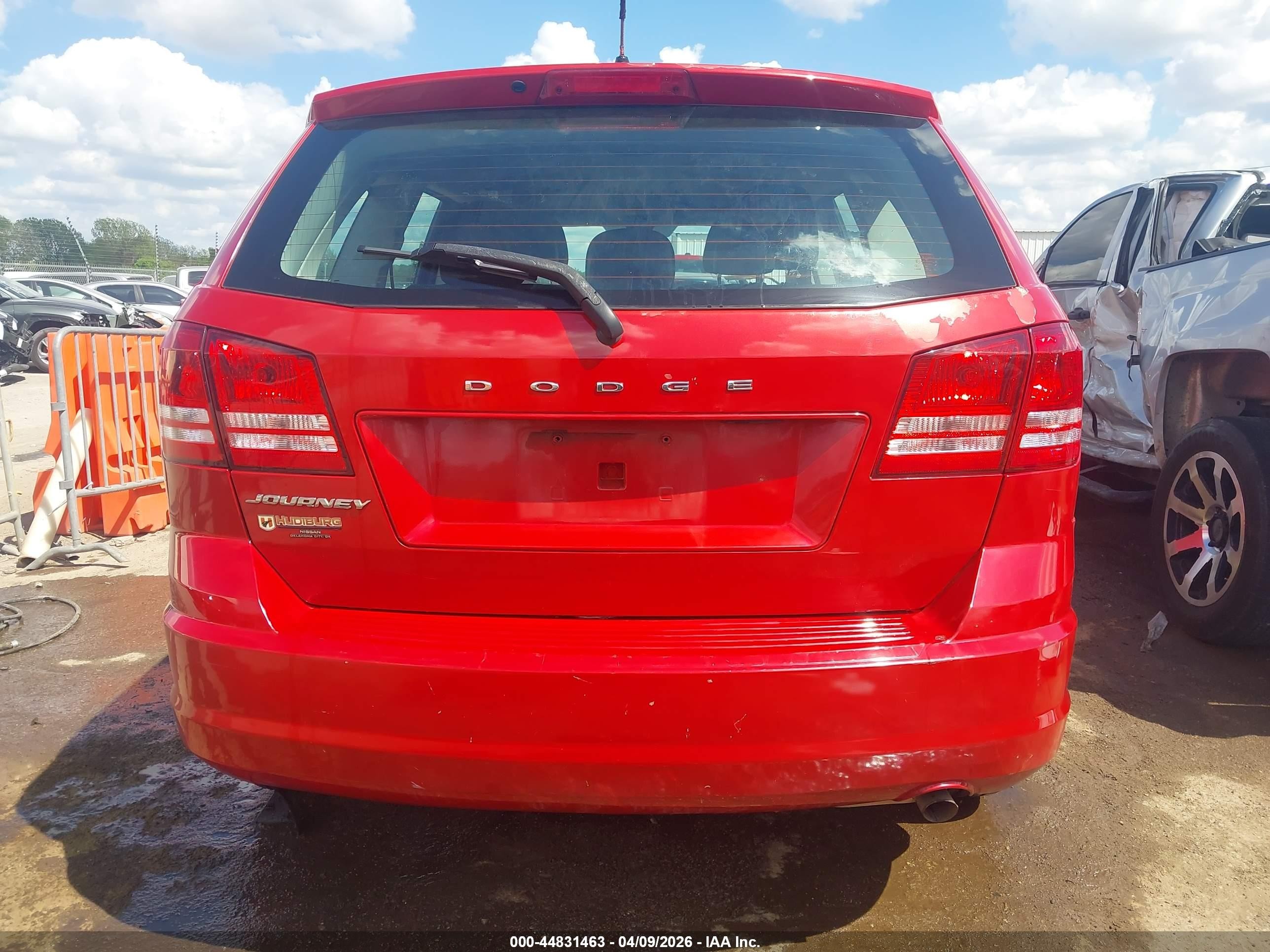 2014 Dodge Journey American Value Pkg Красный vin: 3C4PDCABXET301759