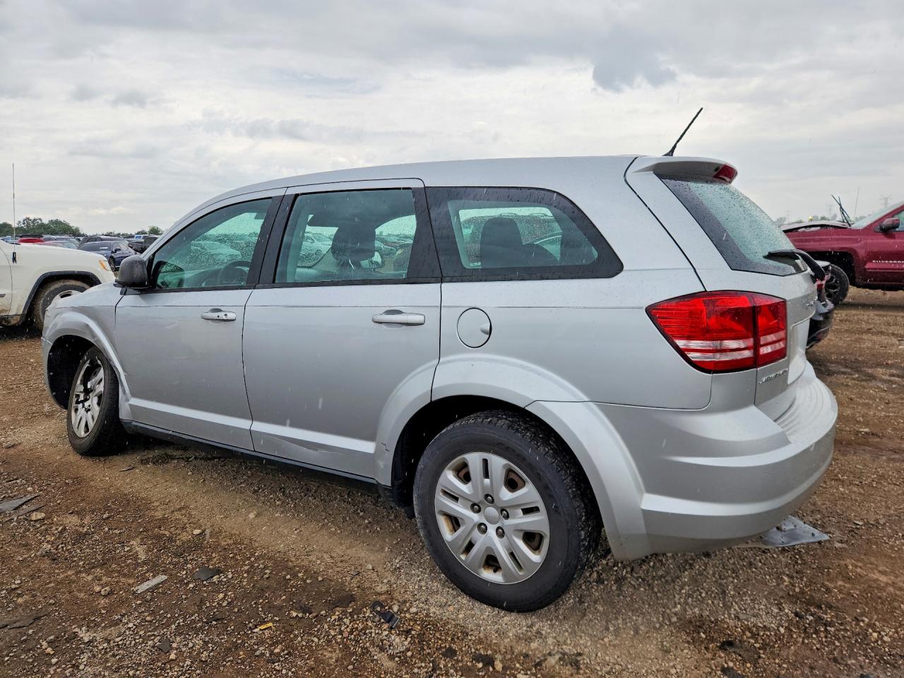 2014 Dodge Journey Se Silver vin: 3C4PDCABXET309764