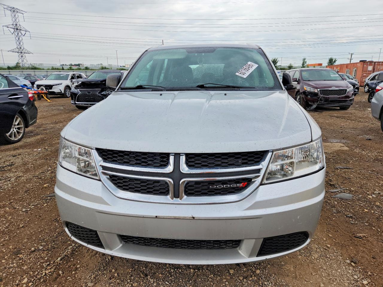 2014 Dodge Journey Se Silver vin: 3C4PDCABXET309764