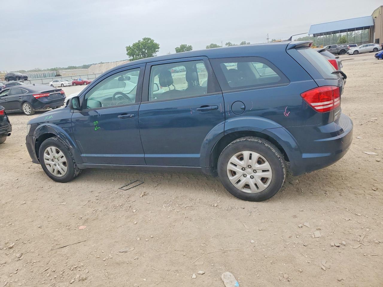 2015 Dodge Journey Se Blue vin: 3C4PDCABXFT531965