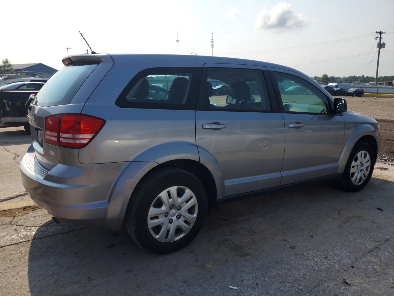 2015 Dodge Journey Se Серебряный vin: 3C4PDCABXFT600251