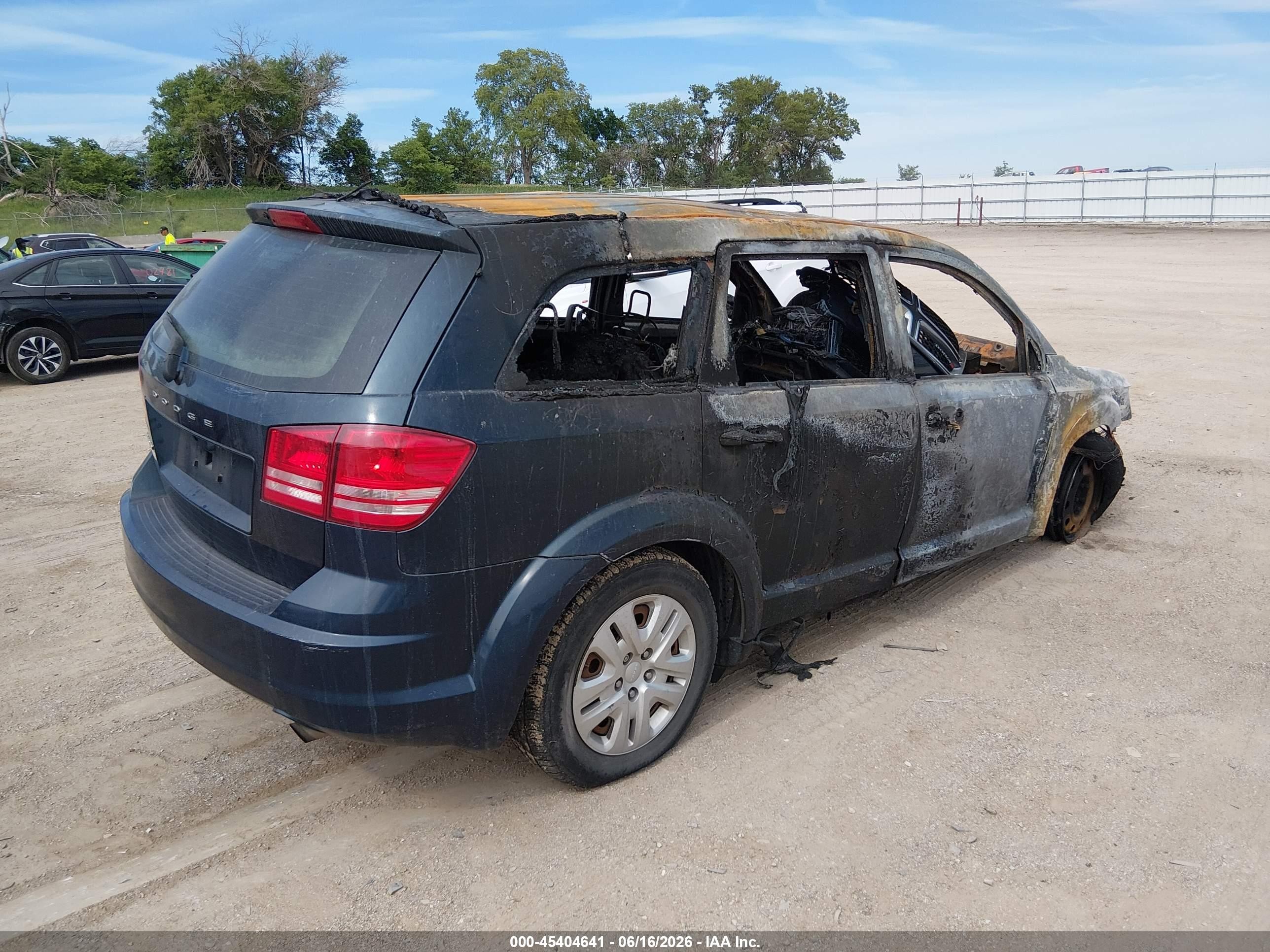 2015 Dodge Journey American Value Pkg Dark Blue vin: 3C4PDCABXFT600332