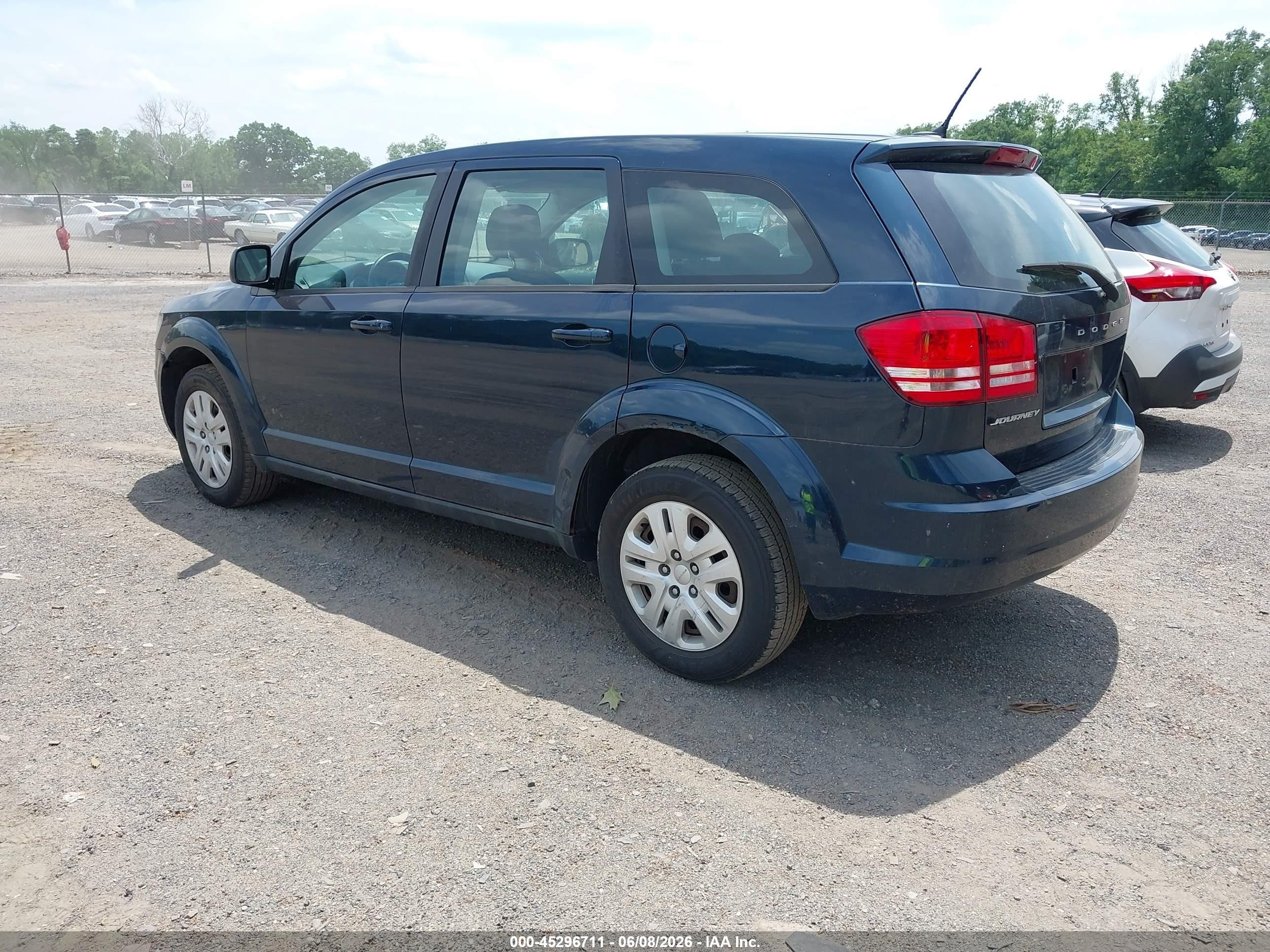 2015 Dodge Journey American Value Pkg Blue vin: 3C4PDCABXFT665617