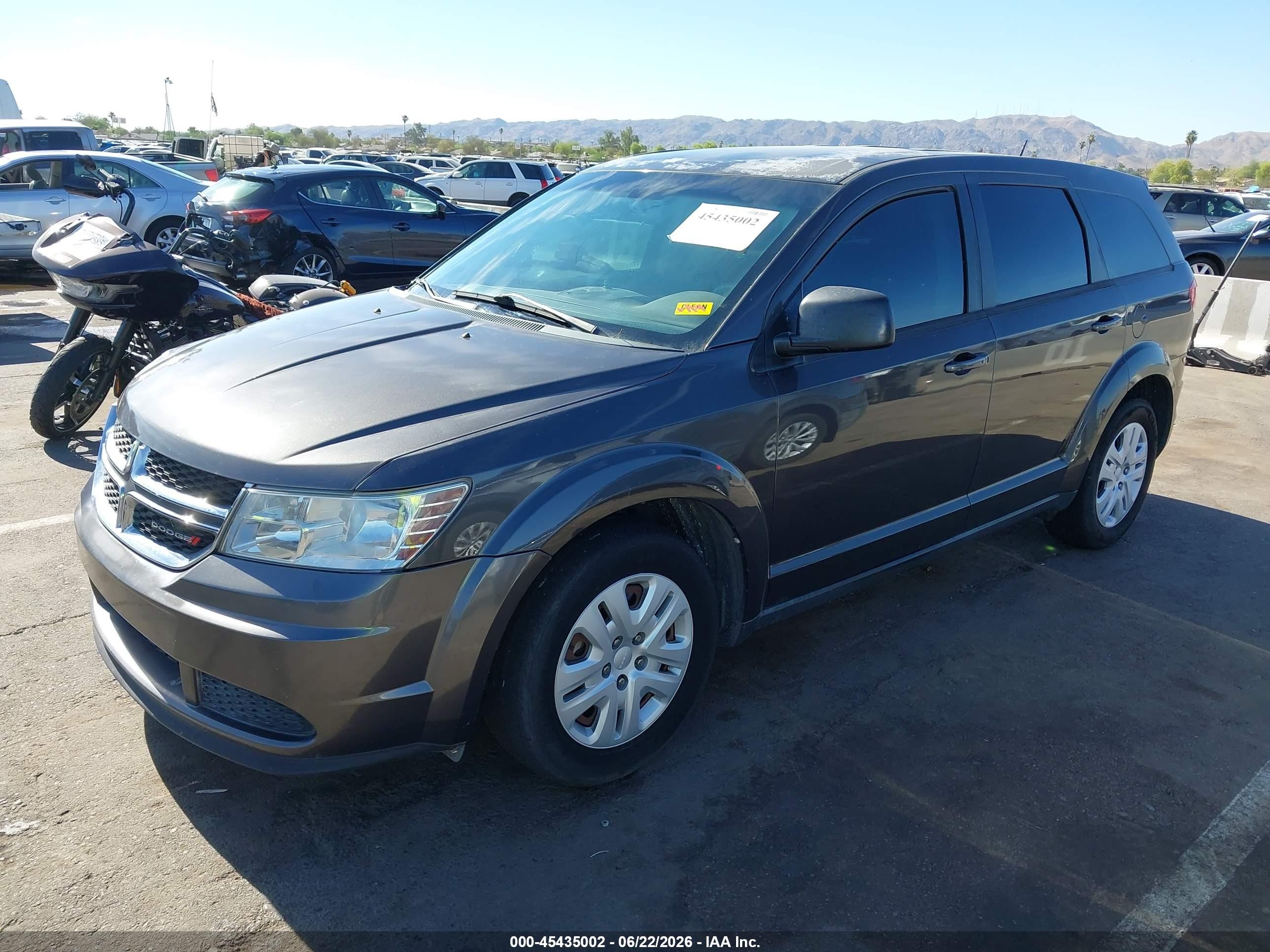 2015 Dodge Journey American Value Pkg Gray vin: 3C4PDCABXFT718820
