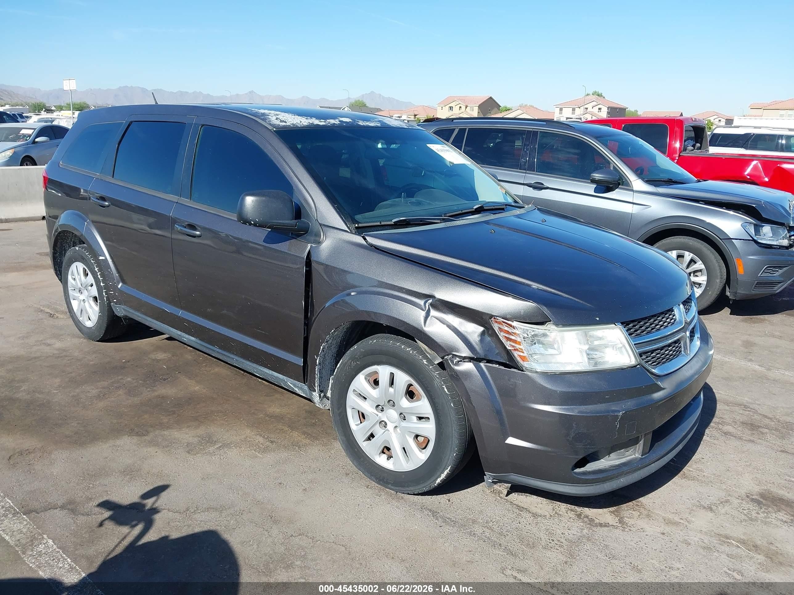 2015 Dodge Journey American Value Pkg Gray vin: 3C4PDCABXFT718820