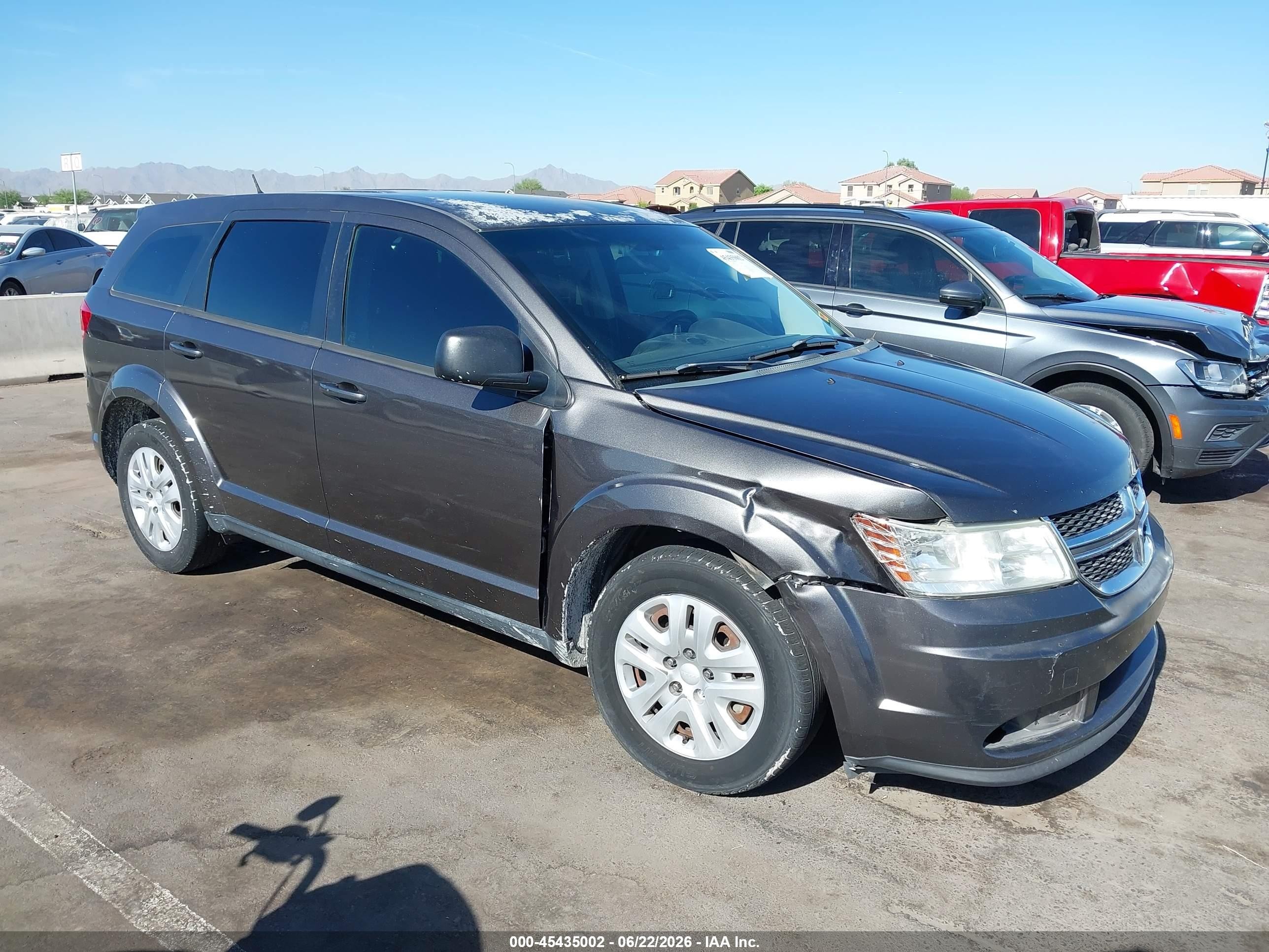 2015 Dodge Journey American Value Pkg Gray vin: 3C4PDCABXFT718820