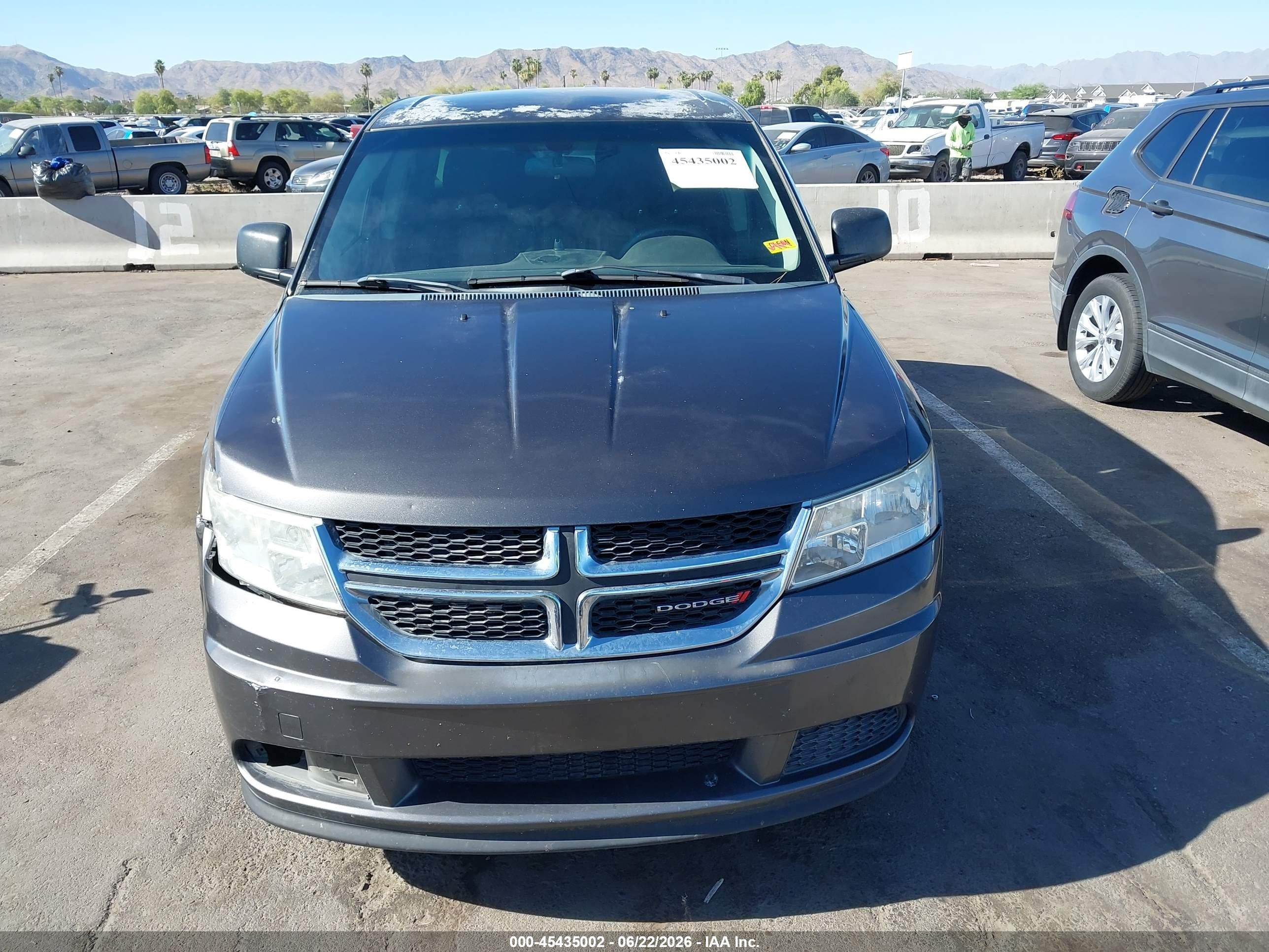 2015 Dodge Journey American Value Pkg Gray vin: 3C4PDCABXFT718820
