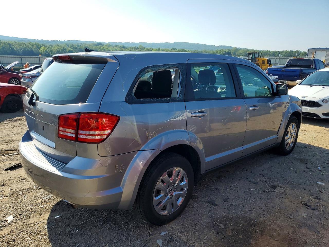 2015 Dodge Journey Se Gray vin: 3C4PDCABXFT719207