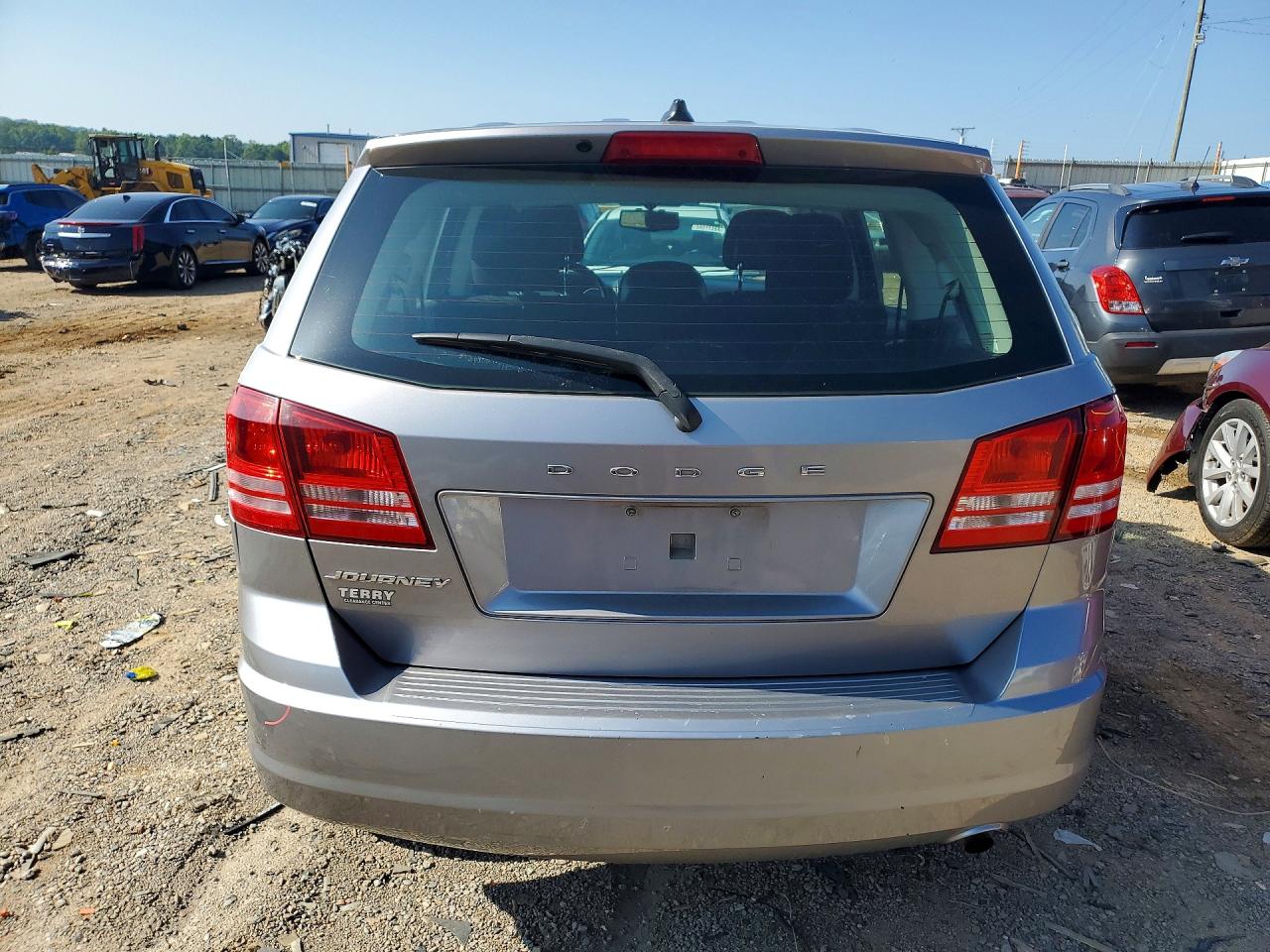 2015 Dodge Journey Se Gray vin: 3C4PDCABXFT719207