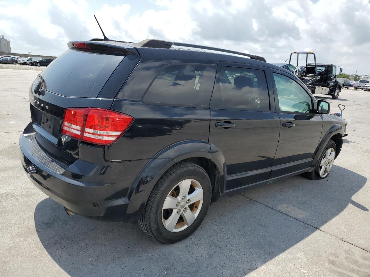 2017 Dodge Journey Se Black vin: 3C4PDCABXHT558599
