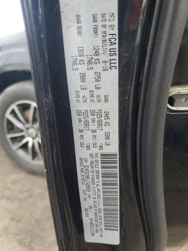 2018 Dodge Journey Se Black vin: 3C4PDCABXJT495820