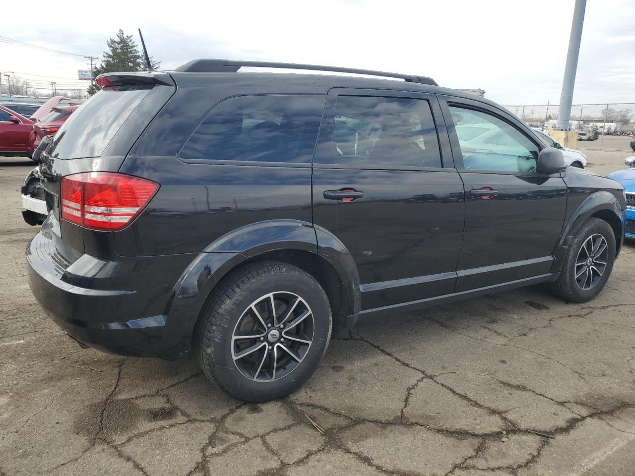 2018 Dodge Journey Se Black vin: 3C4PDCABXJT495820
