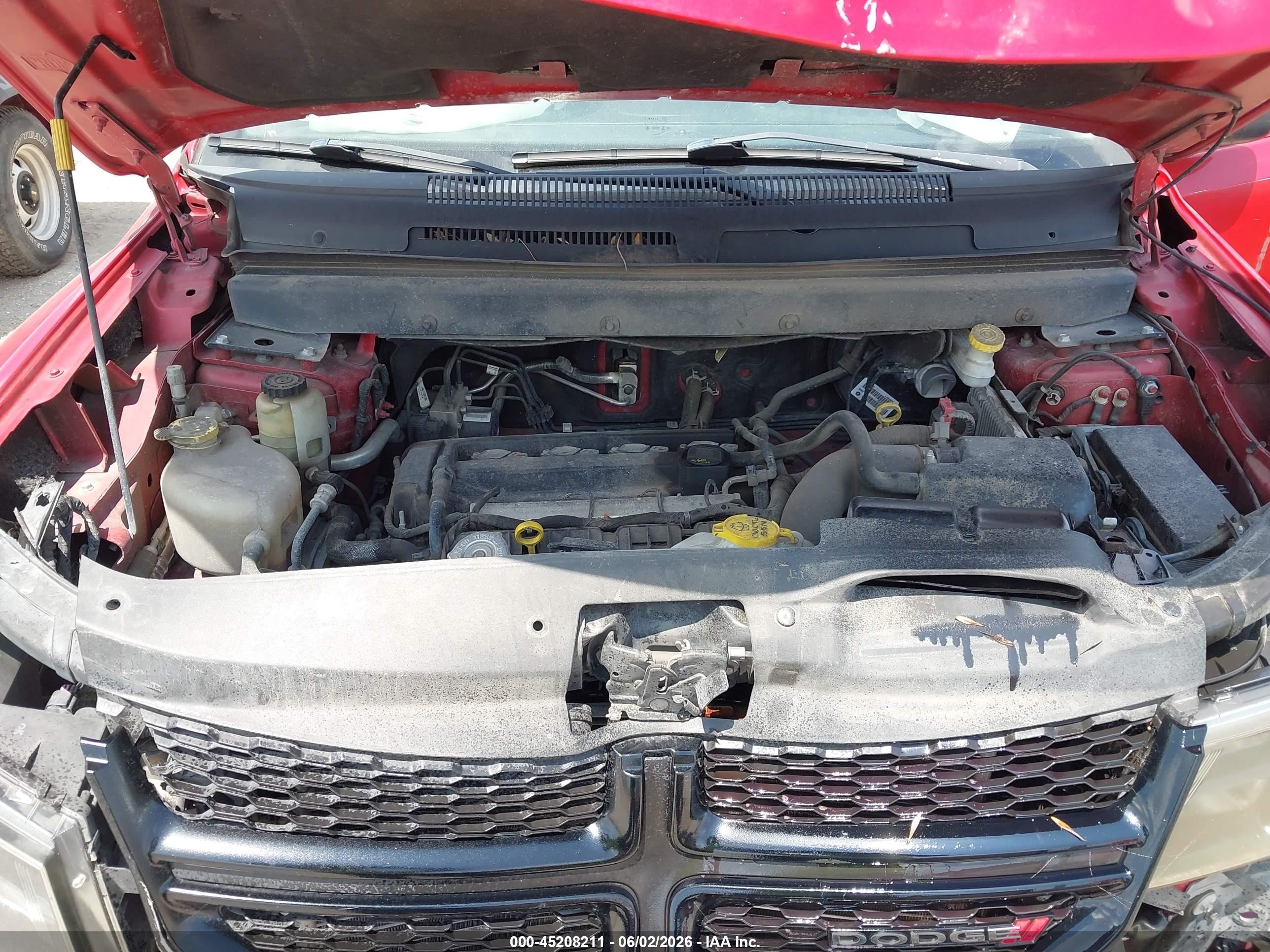 2018 Dodge Journey Se Red vin: 3C4PDCABXJT519971