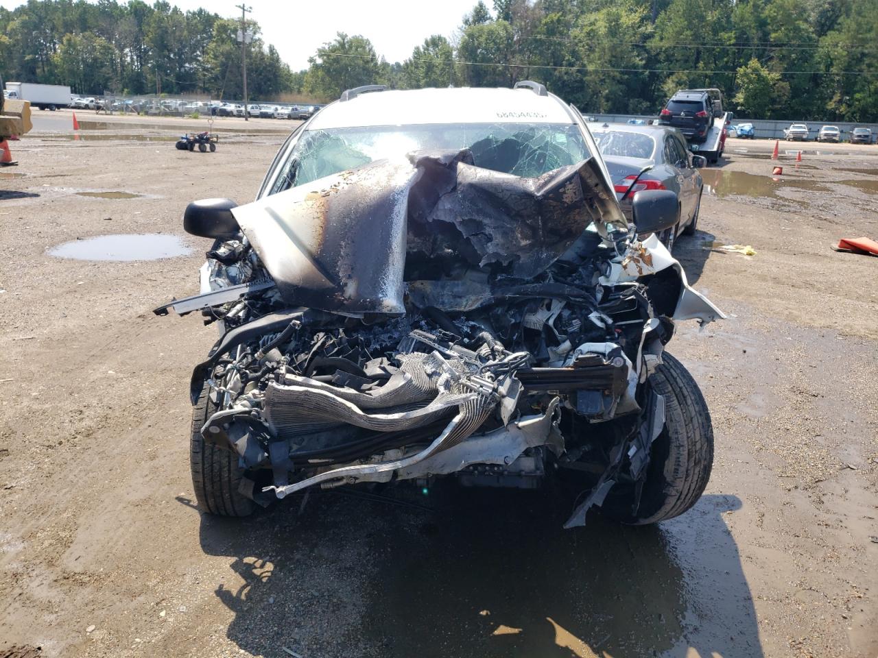 2018 Dodge Journey Se White vin: 3C4PDCABXJT535667