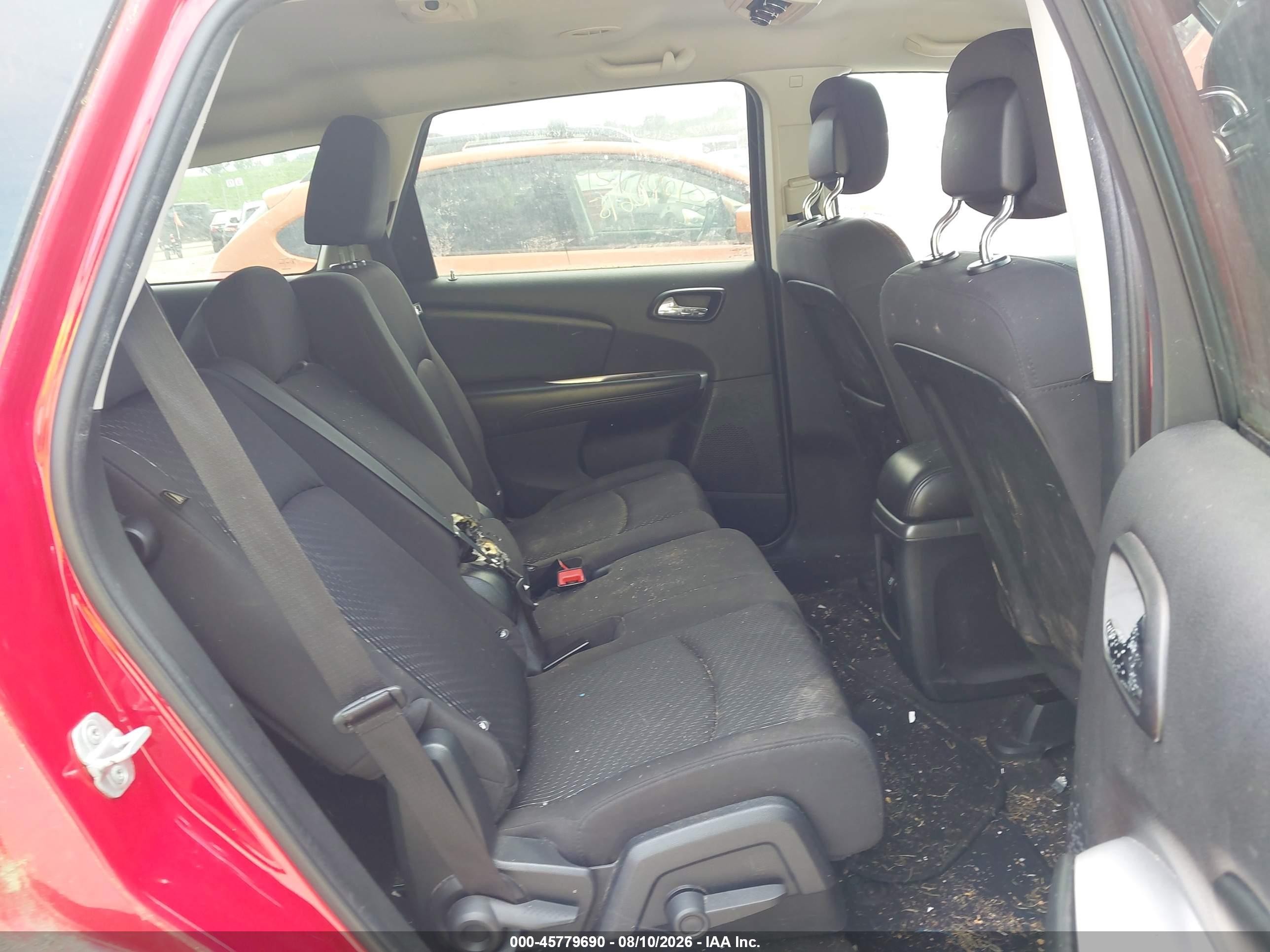 2012 Dodge Journey Sxt Red vin: 3C4PDCBB0CT331493