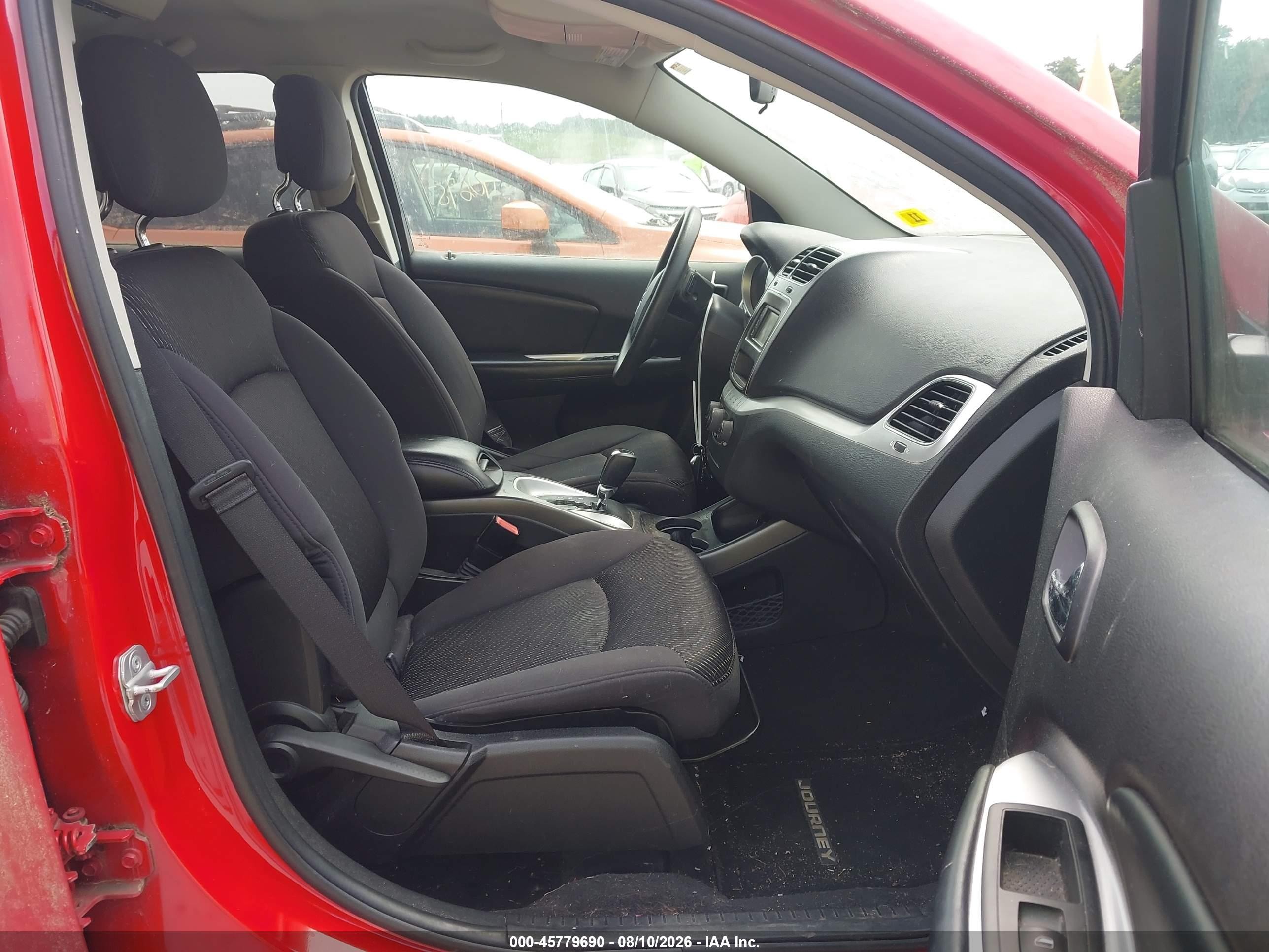 2012 Dodge Journey Sxt Red vin: 3C4PDCBB0CT331493