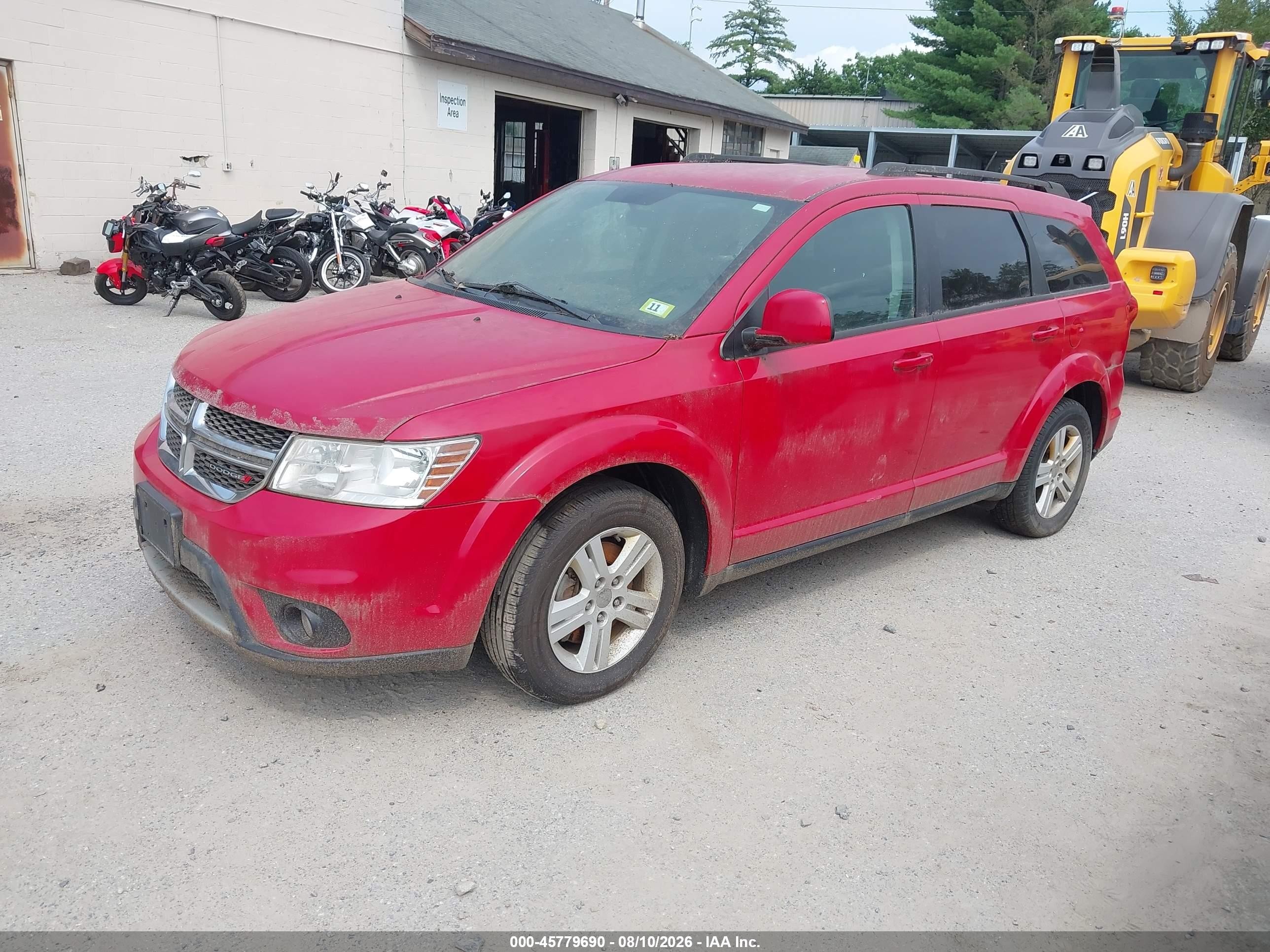 2012 Dodge Journey Sxt Red vin: 3C4PDCBB0CT331493