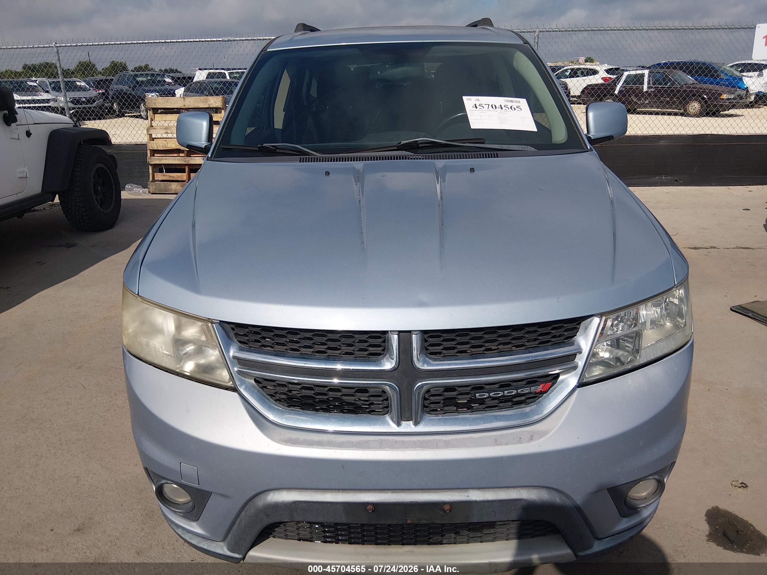 2013 Dodge Journey Sxt Light Blue vin: 3C4PDCBB0DT577137