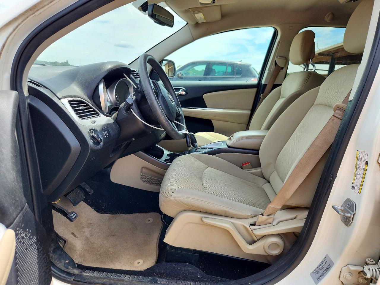 2015 Dodge Journey Sxt White vin: 3C4PDCBB0FT578064