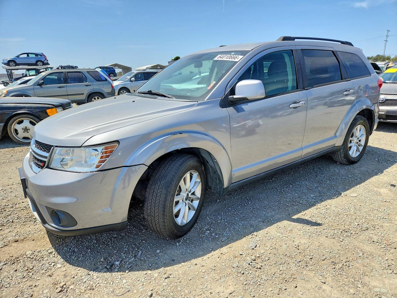 2015 Dodge Journey Sxt Silver vin: 3C4PDCBB0FT741876