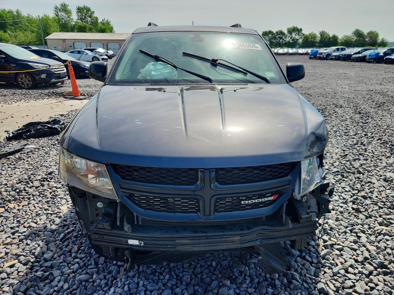 2019 Dodge Journey Se Gray vin: 3C4PDCBB0KT718866