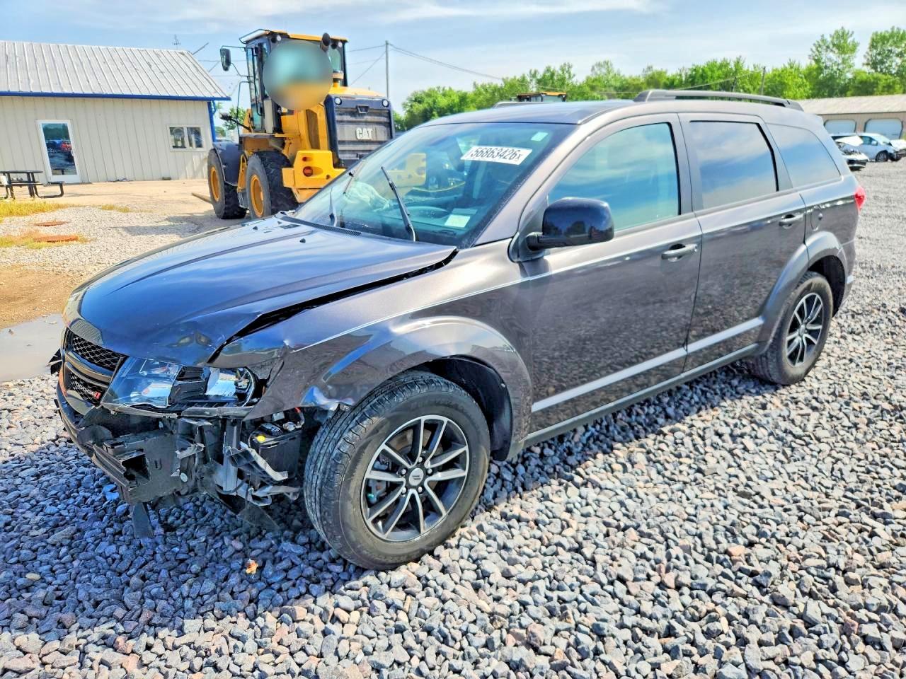 2019 Dodge Journey Se Gray vin: 3C4PDCBB0KT718866