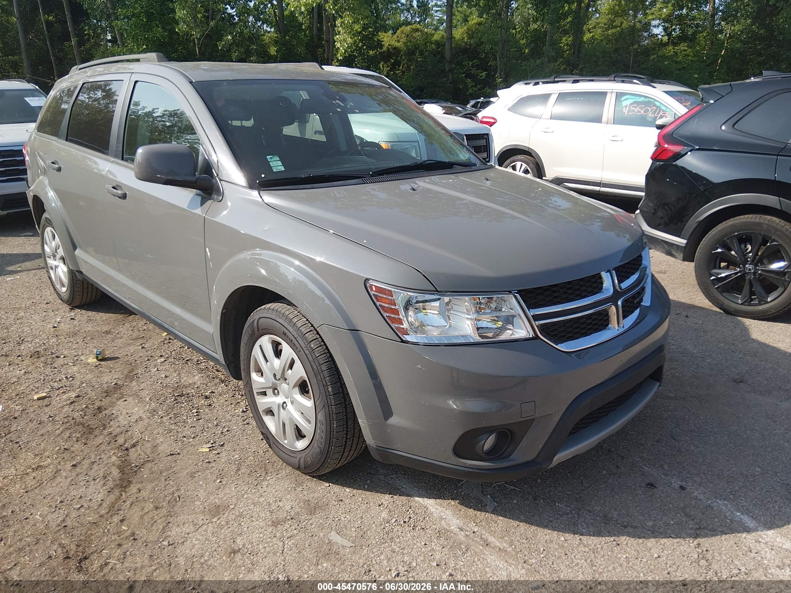 2019 Dodge Journey Se Gray vin: 3C4PDCBB0KT834844