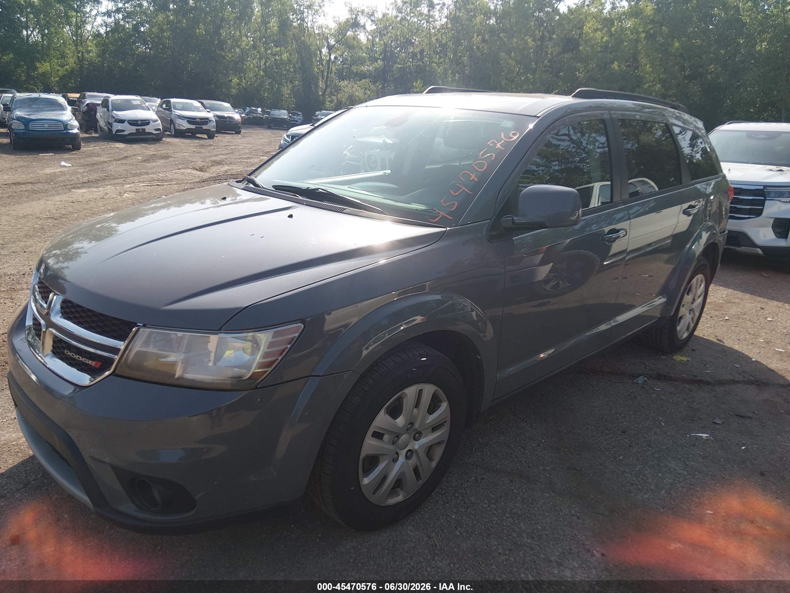 2019 Dodge Journey Se Gray vin: 3C4PDCBB0KT834844
