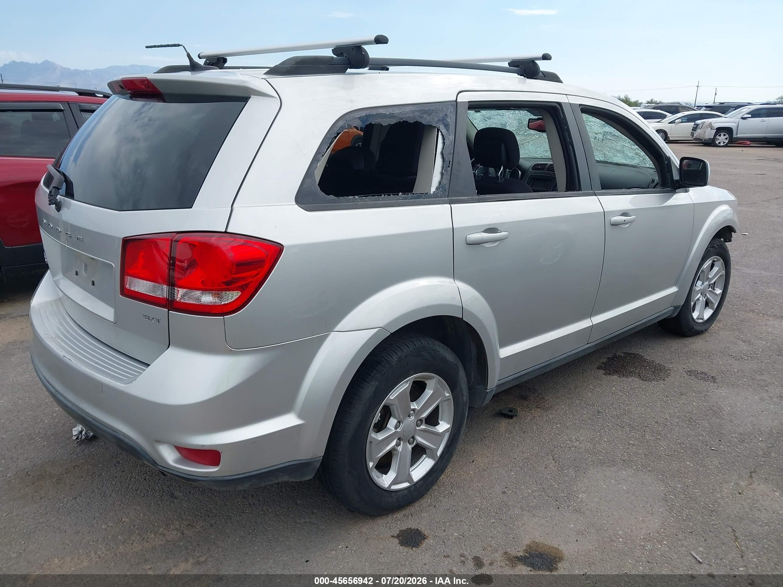 2013 Dodge Journey Sxt Silver vin: 3C4PDCBB1DT557060