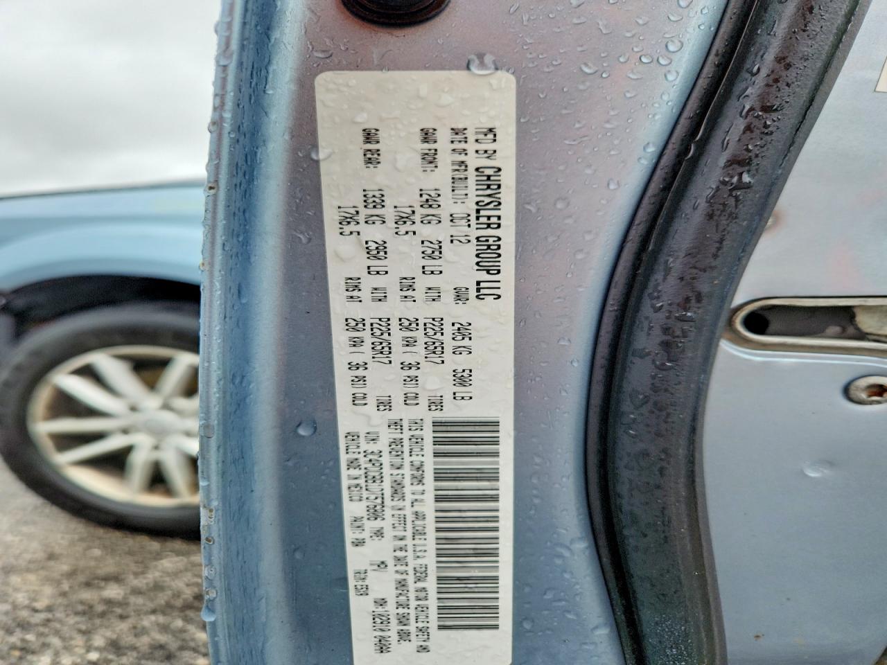 2013 Dodge Journey Sxt Blue vin: 3C4PDCBB1DT576806