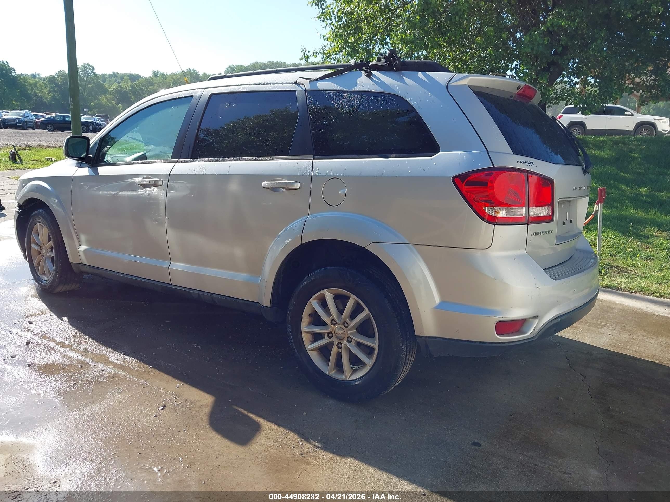 2013 Dodge Journey Sxt Silver vin: 3C4PDCBB1DT723934