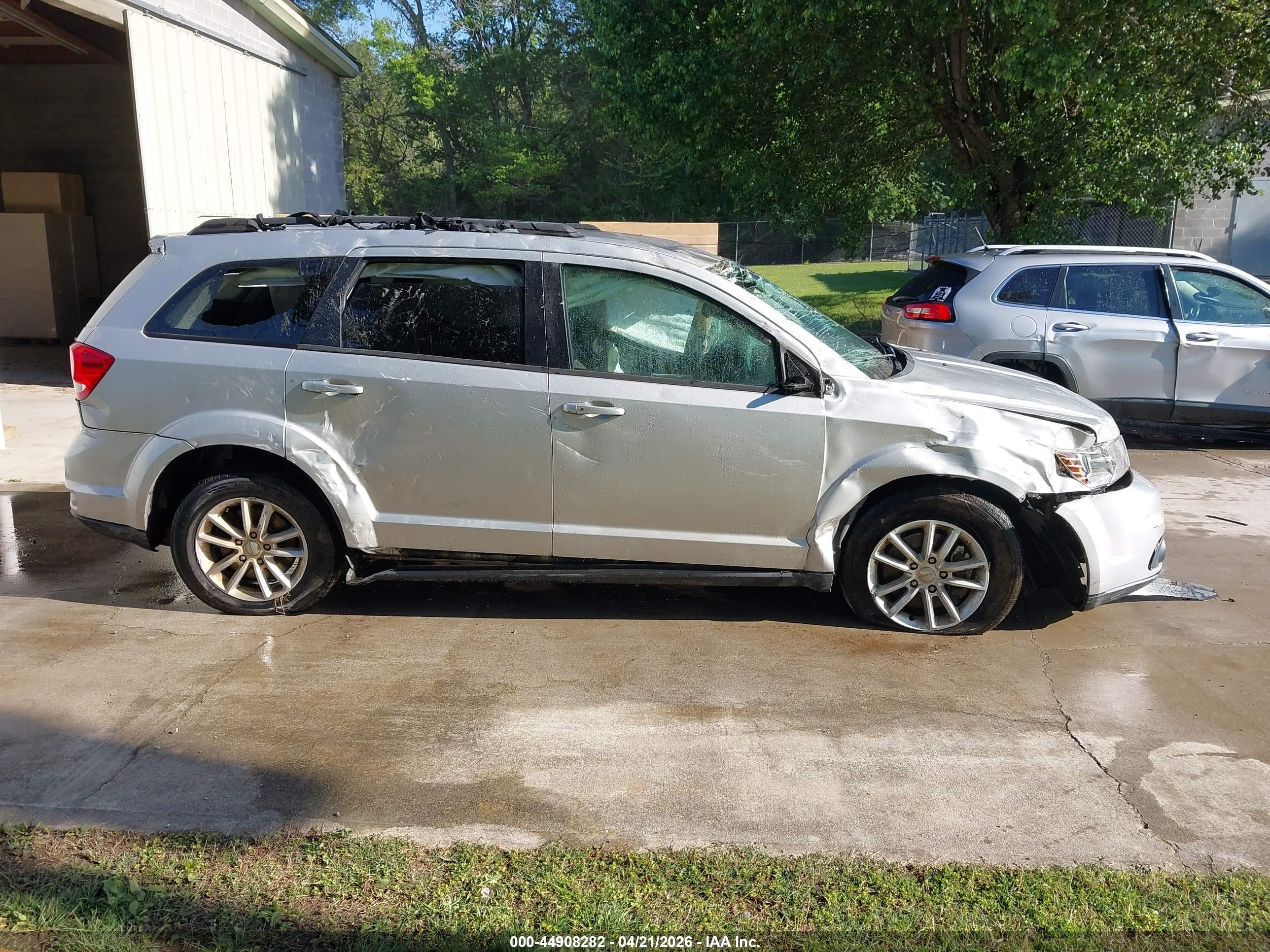 2013 Dodge Journey Sxt Silver vin: 3C4PDCBB1DT723934