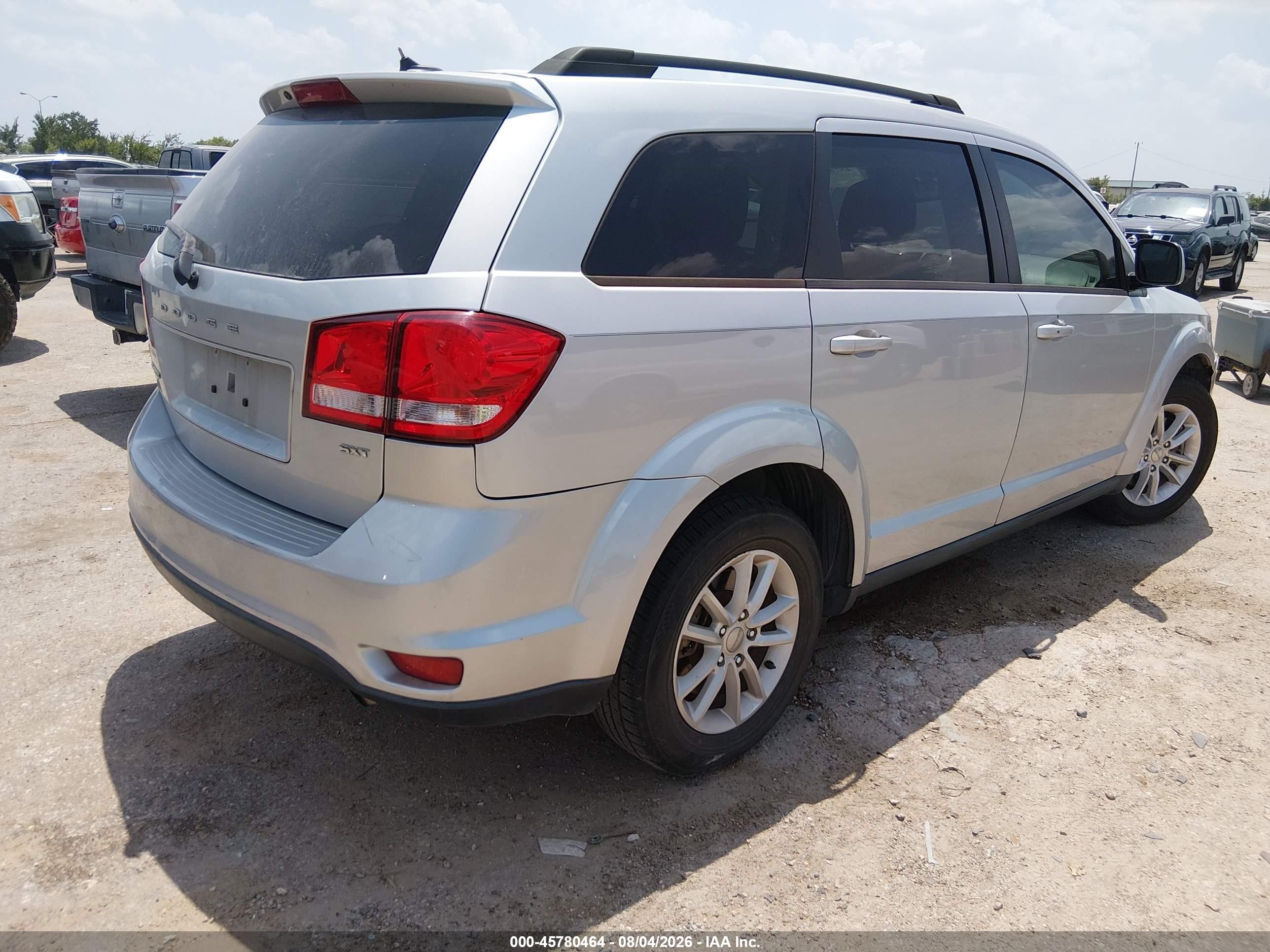 2013 Dodge Journey Sxt Silver vin: 3C4PDCBB1DT731483