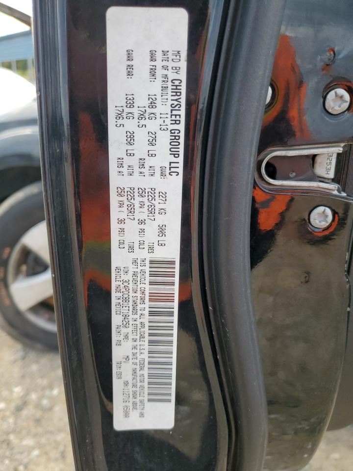 2014 Dodge Journey Sxt Blue vin: 3C4PDCBB1ET184250
