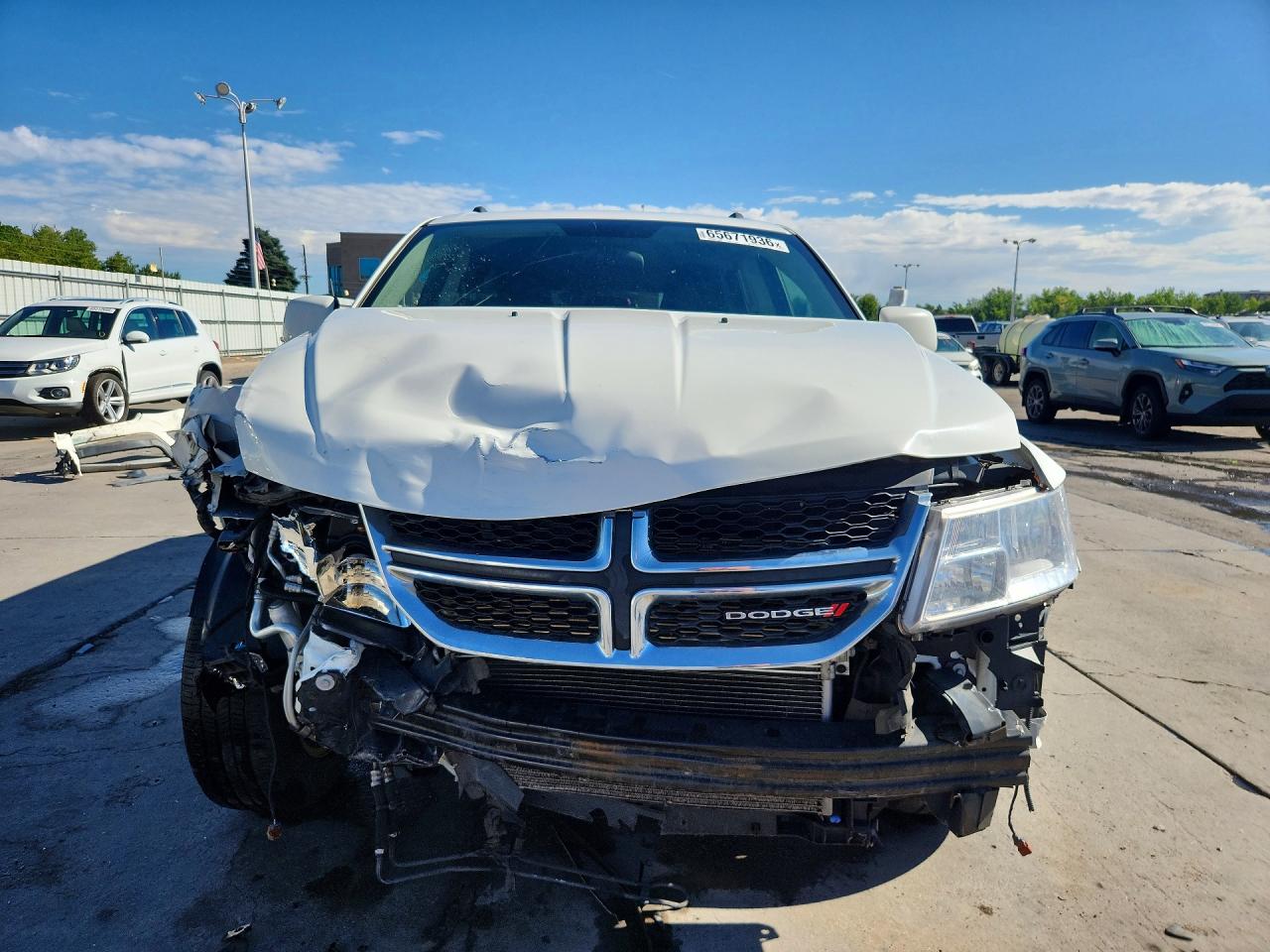 2014 Dodge Journey Sxt Белый vin: 3C4PDCBB1ET188122