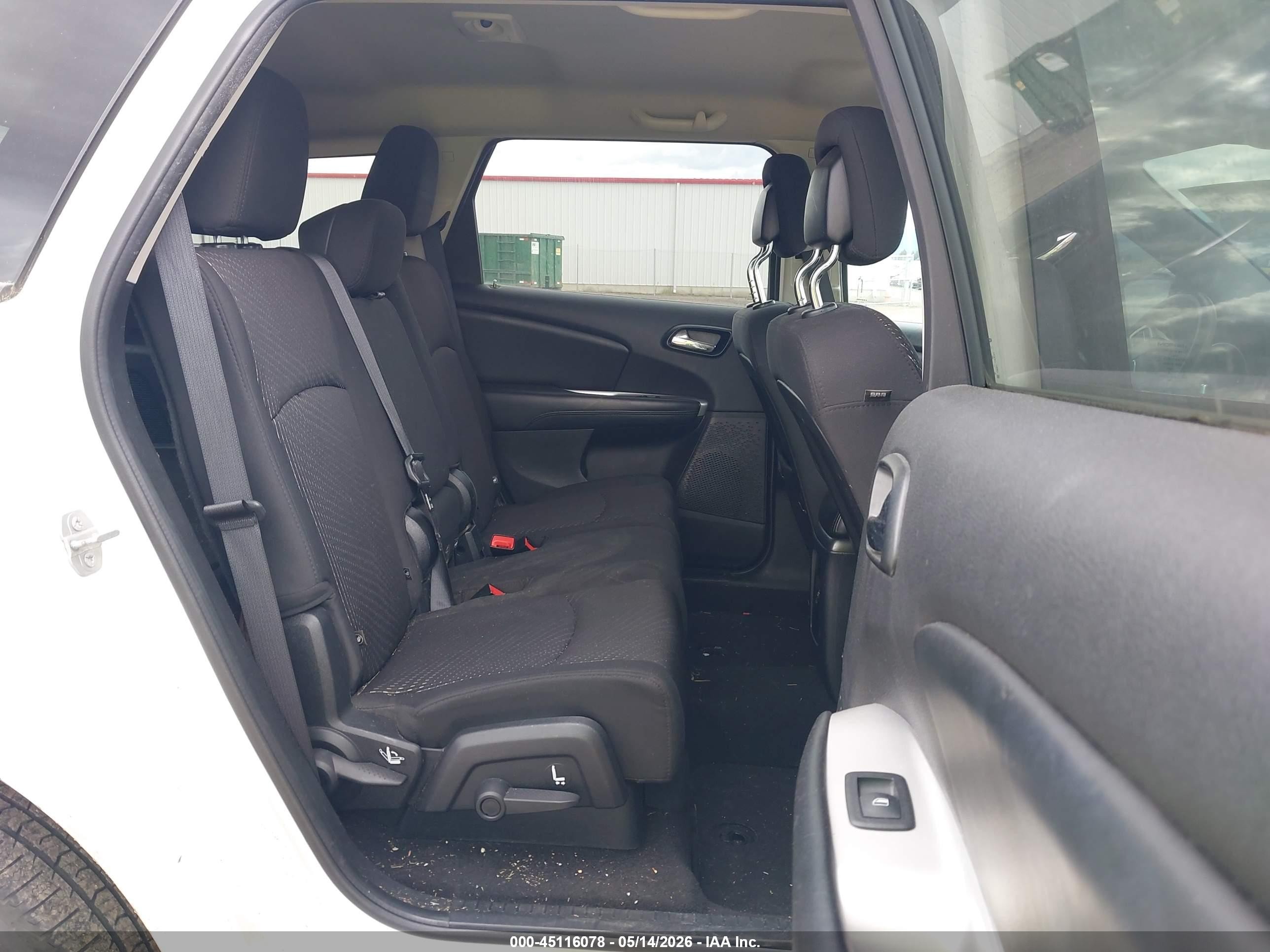 2015 Dodge Journey Sxt White vin: 3C4PDCBB1FT542951