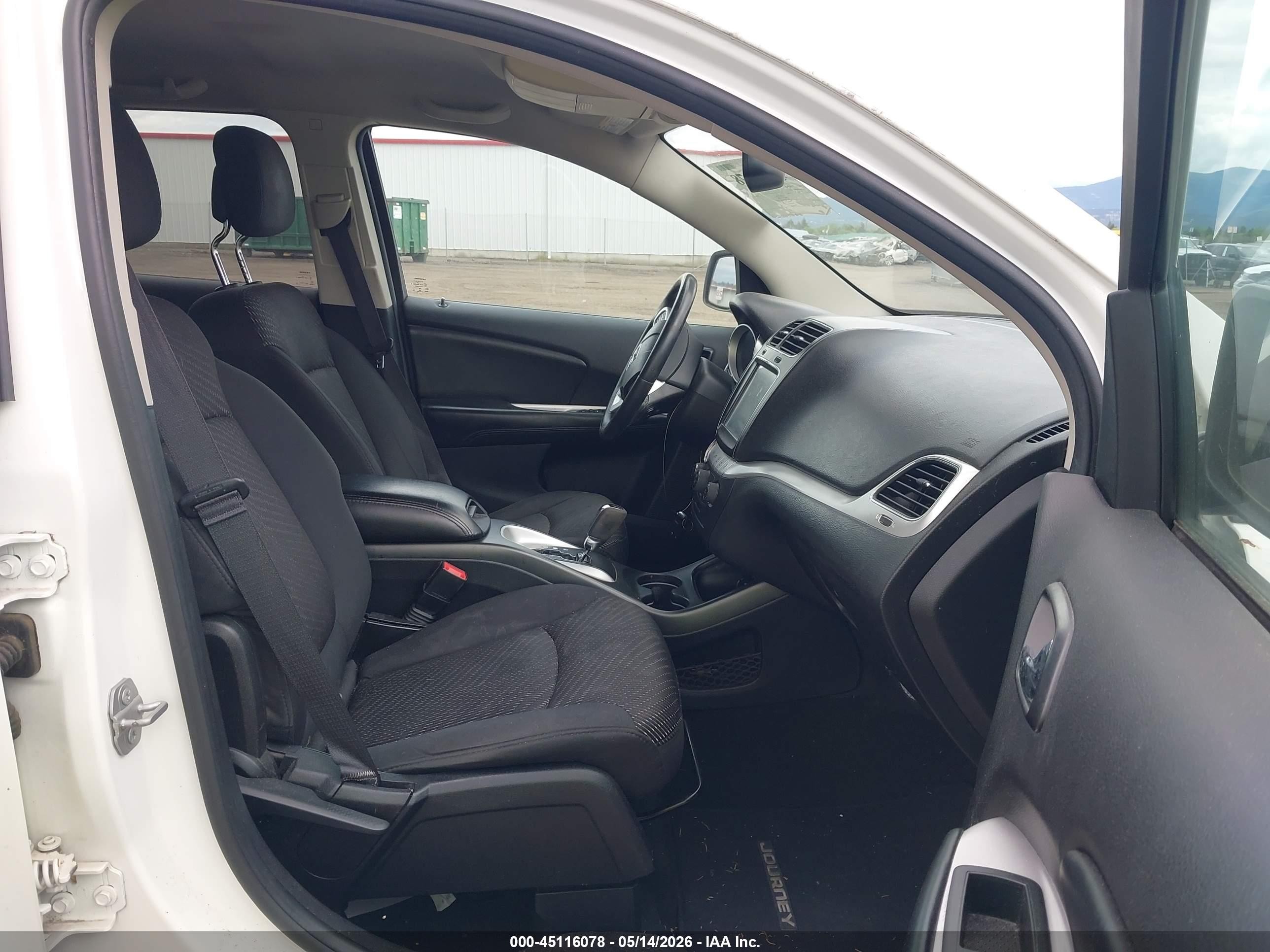 2015 Dodge Journey Sxt White vin: 3C4PDCBB1FT542951